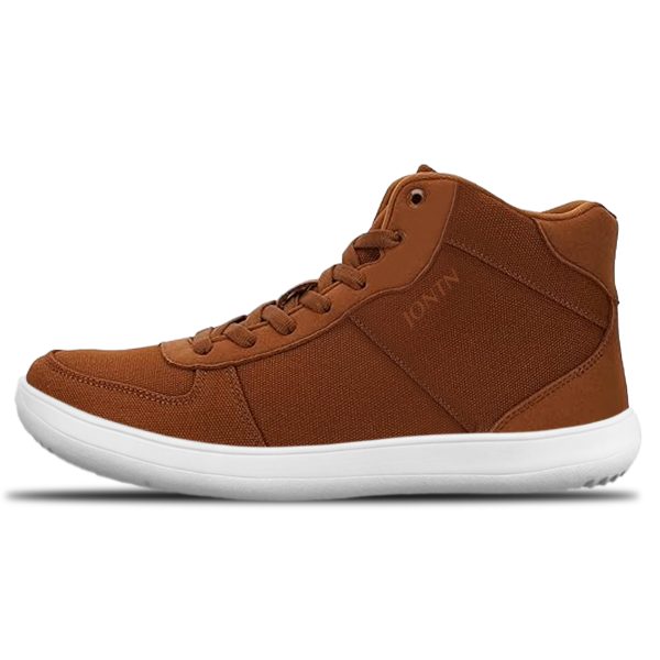 OEM Mid-Cut Barefoot Shoes with Textile Upper and Geometric Outsole