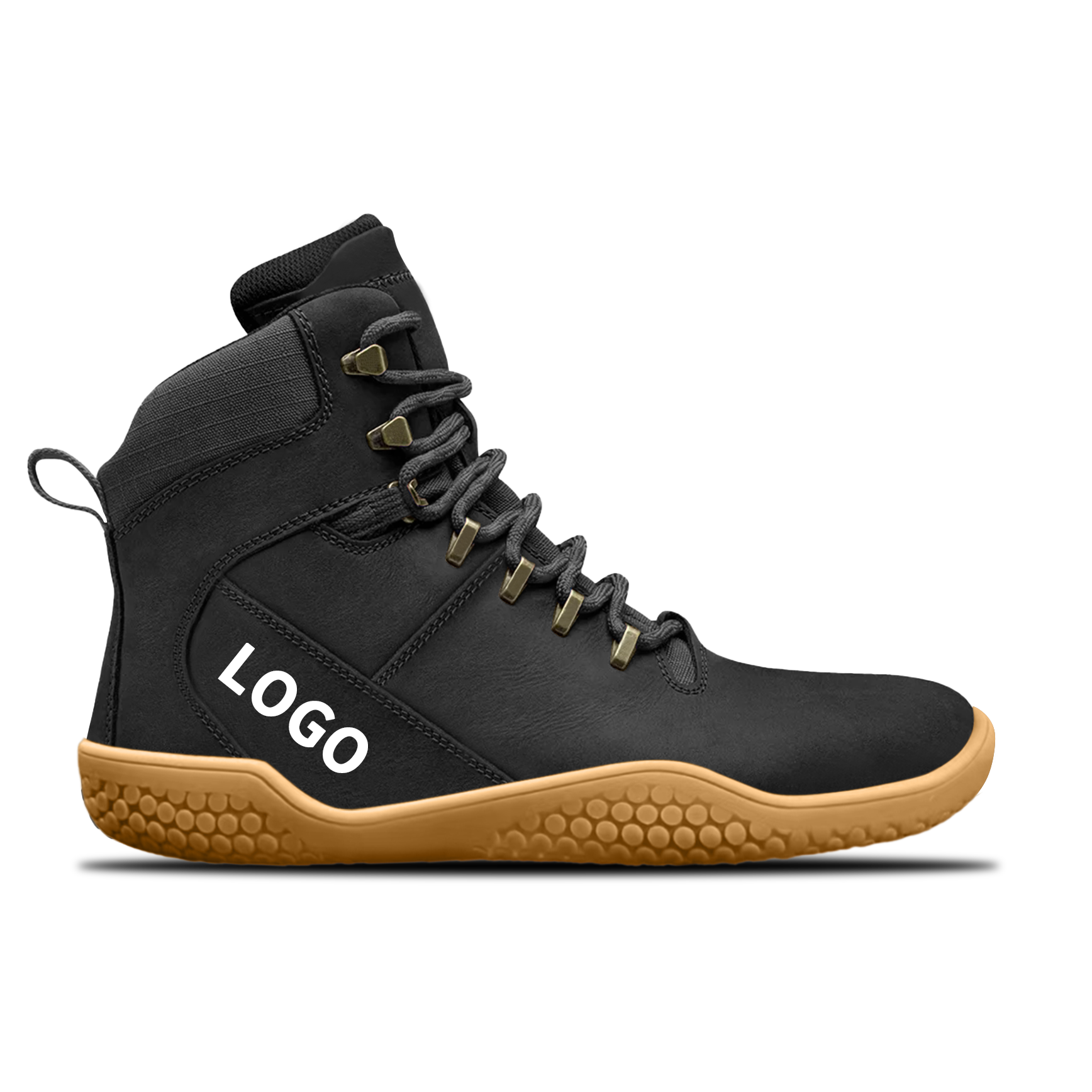 OEM High-Top Barefoot Shoes with Flexible Pod Outsole - 图片 4