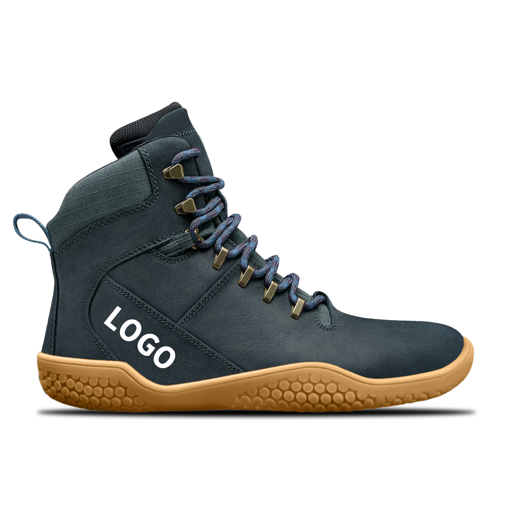 OEM High-Top Barefoot Shoes with Flexible Pod Outsole - 图片 3