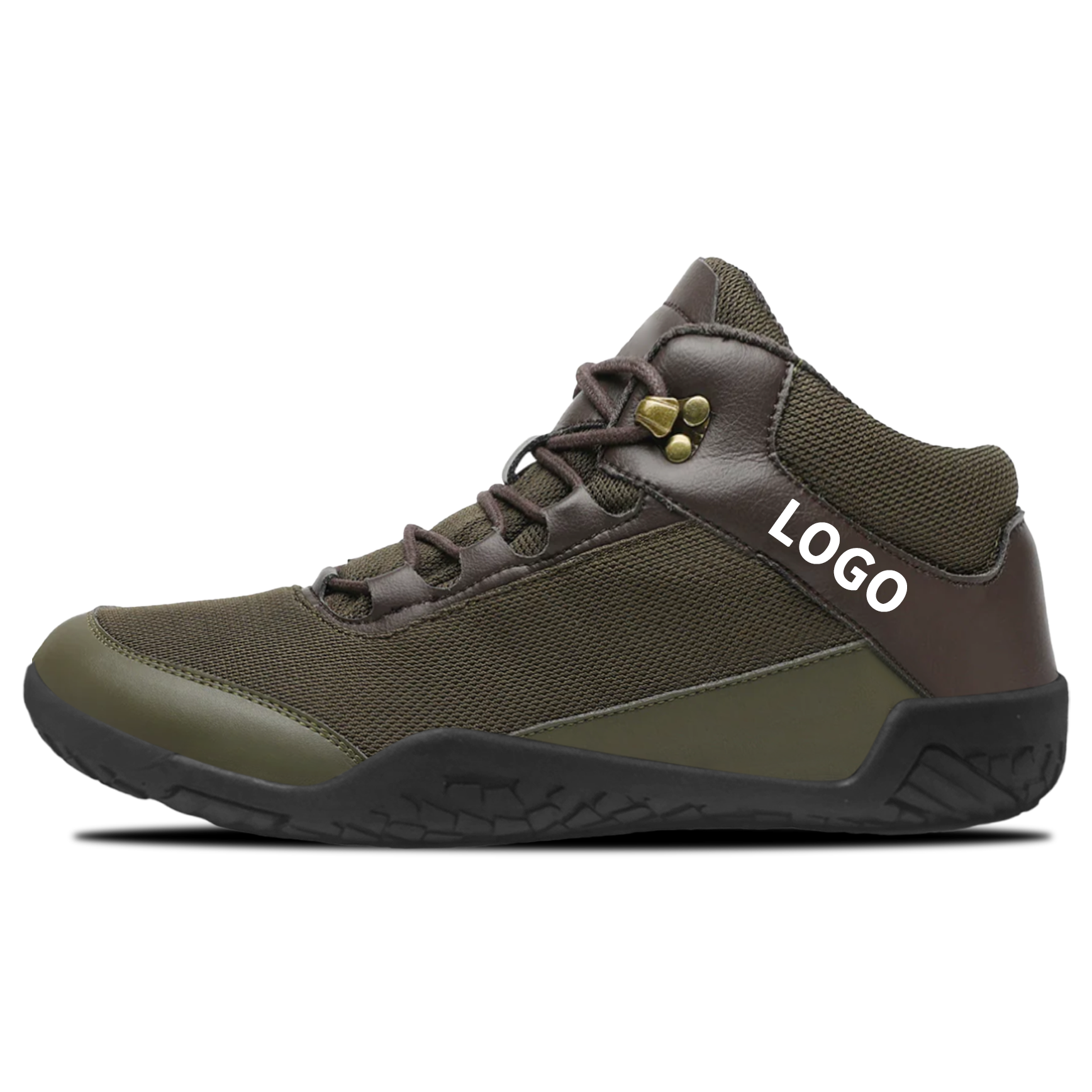 OEM Mid-Cut Barefoot Shoes with Mesh Upper and Textured Outsole - 图片 4