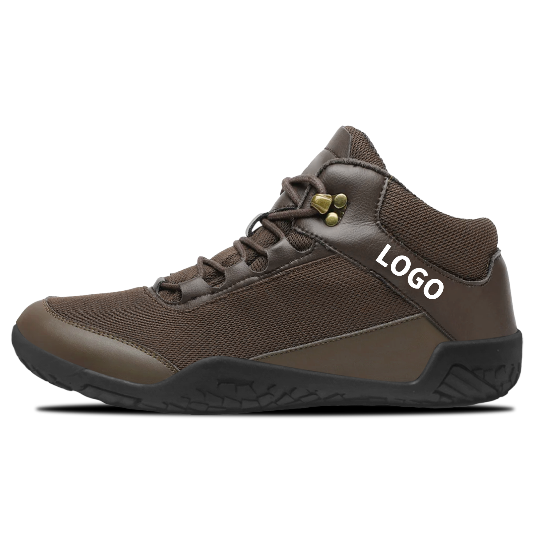 OEM Mid-Cut Barefoot Shoes with Mesh Upper and Textured Outsole - 图片 3
