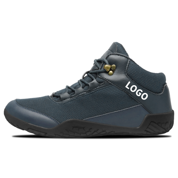 OEM Mid-Cut Barefoot Shoes with Mesh Upper and Textured Outsole