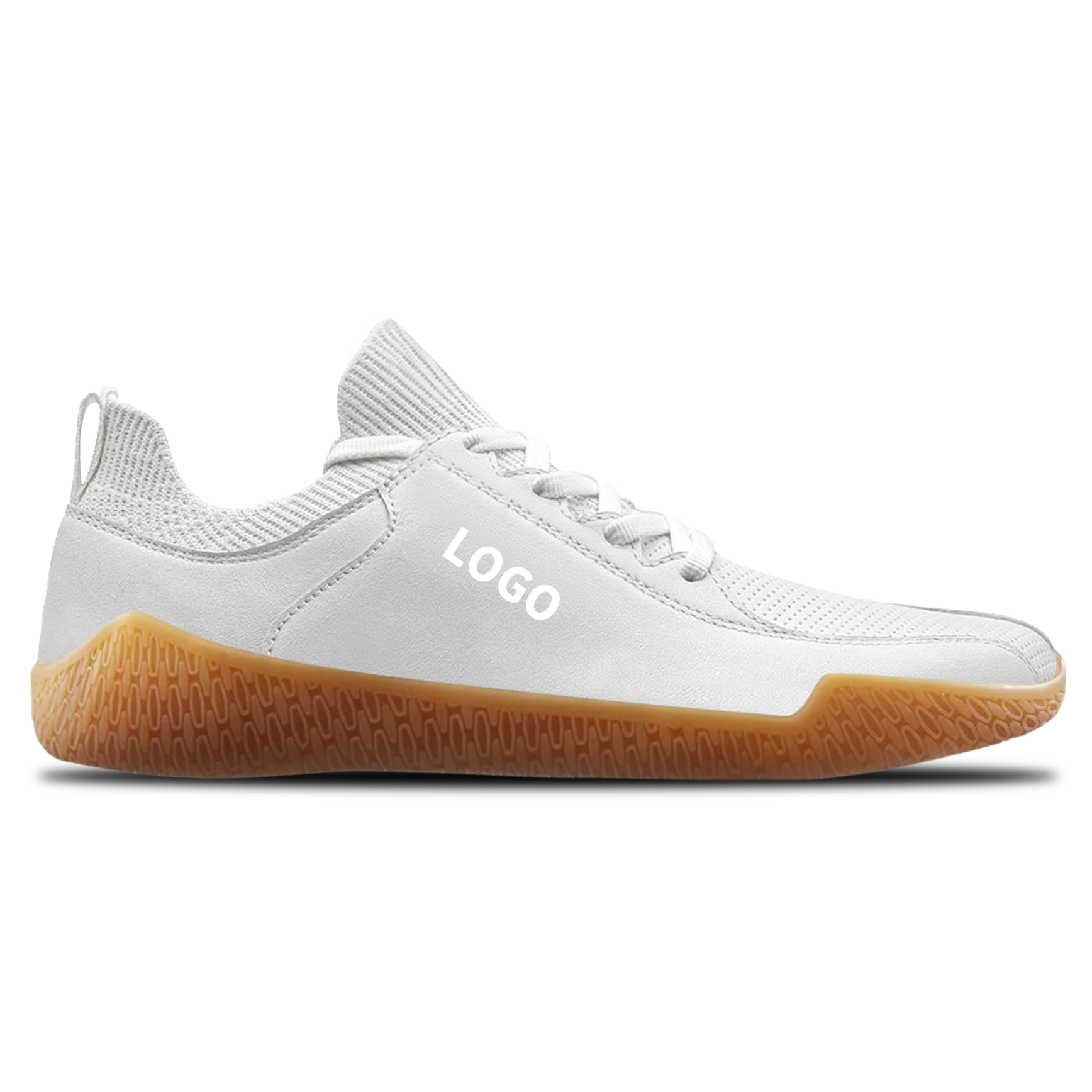 OEM Low-Cut Barefoot Shoes with Knit Upper and Wraparound Outsole - 图片 3