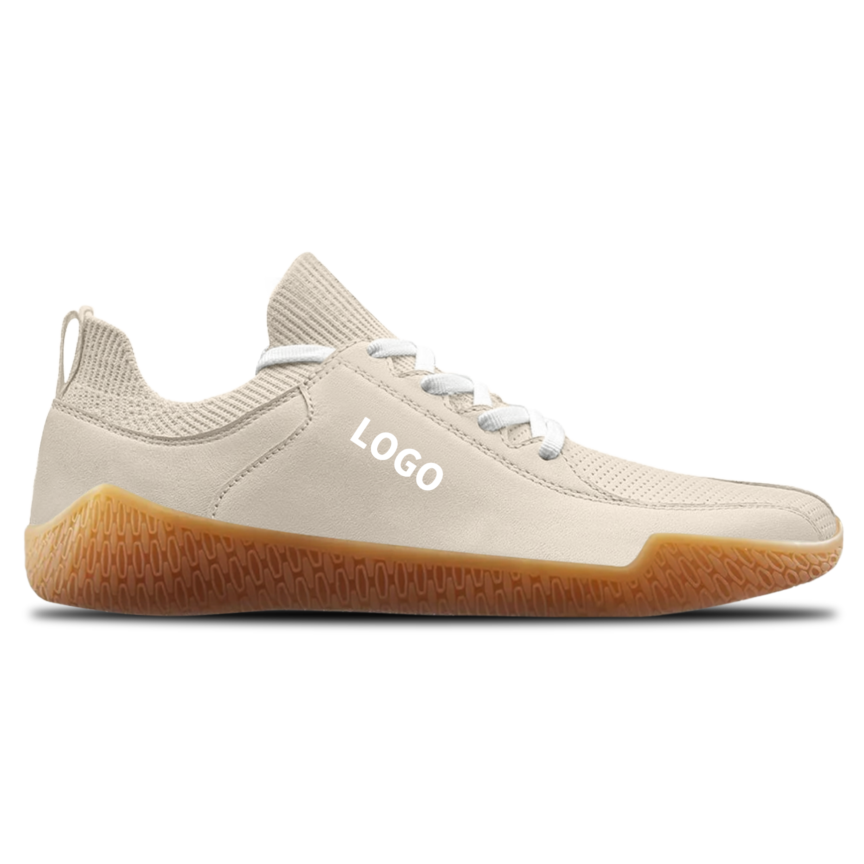 OEM Low-Cut Barefoot Shoes with Knit Upper and Wraparound Outsole - 图片 2