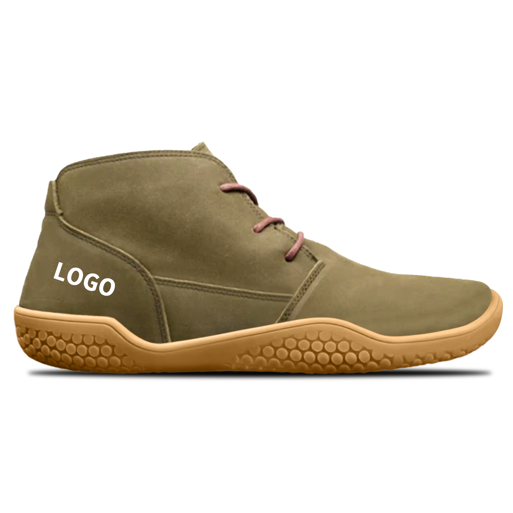 OEM Mid-Cut Barefoot Shoes with Circular Pod Gum Outsole - 图片 2