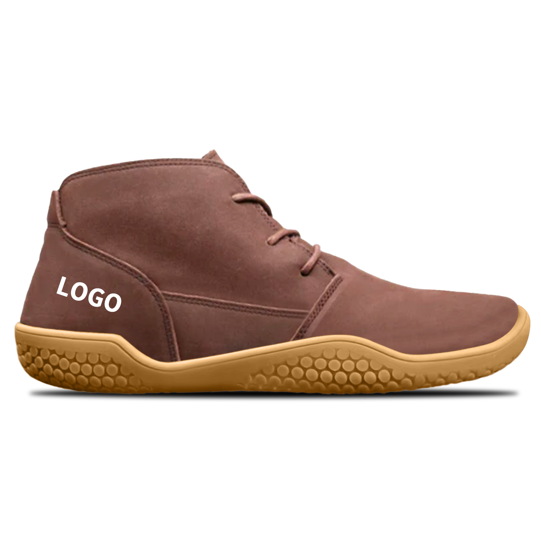 OEM Mid-Cut Barefoot Shoes with Circular Pod Gum Outsole