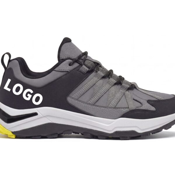 OEM Trail Hiking Shoes with Webbing Midfoot Support and Zoned Lug Outsole