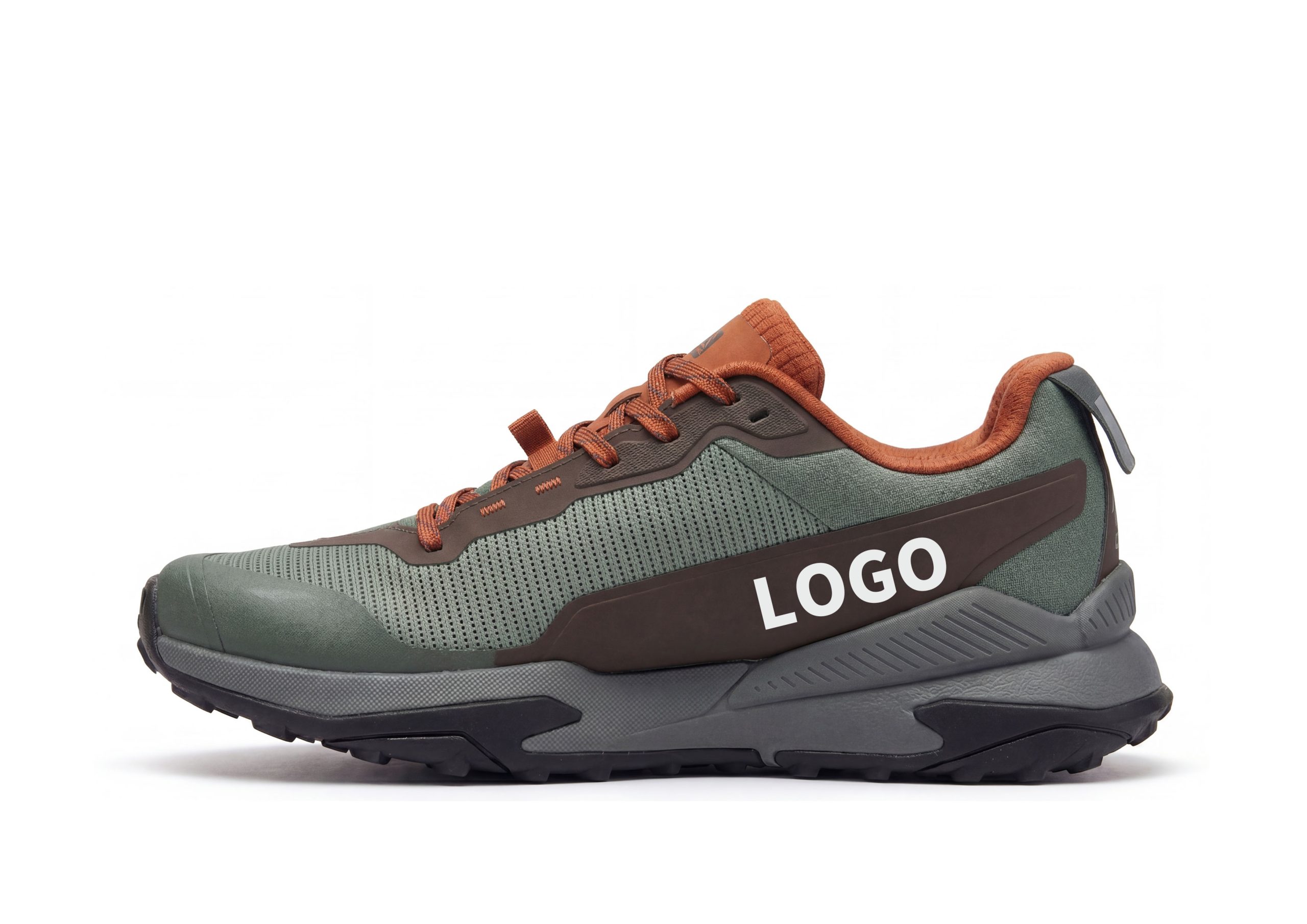 OEM Comfort Outdoor Walking Shoes with Extended Side Support Panel