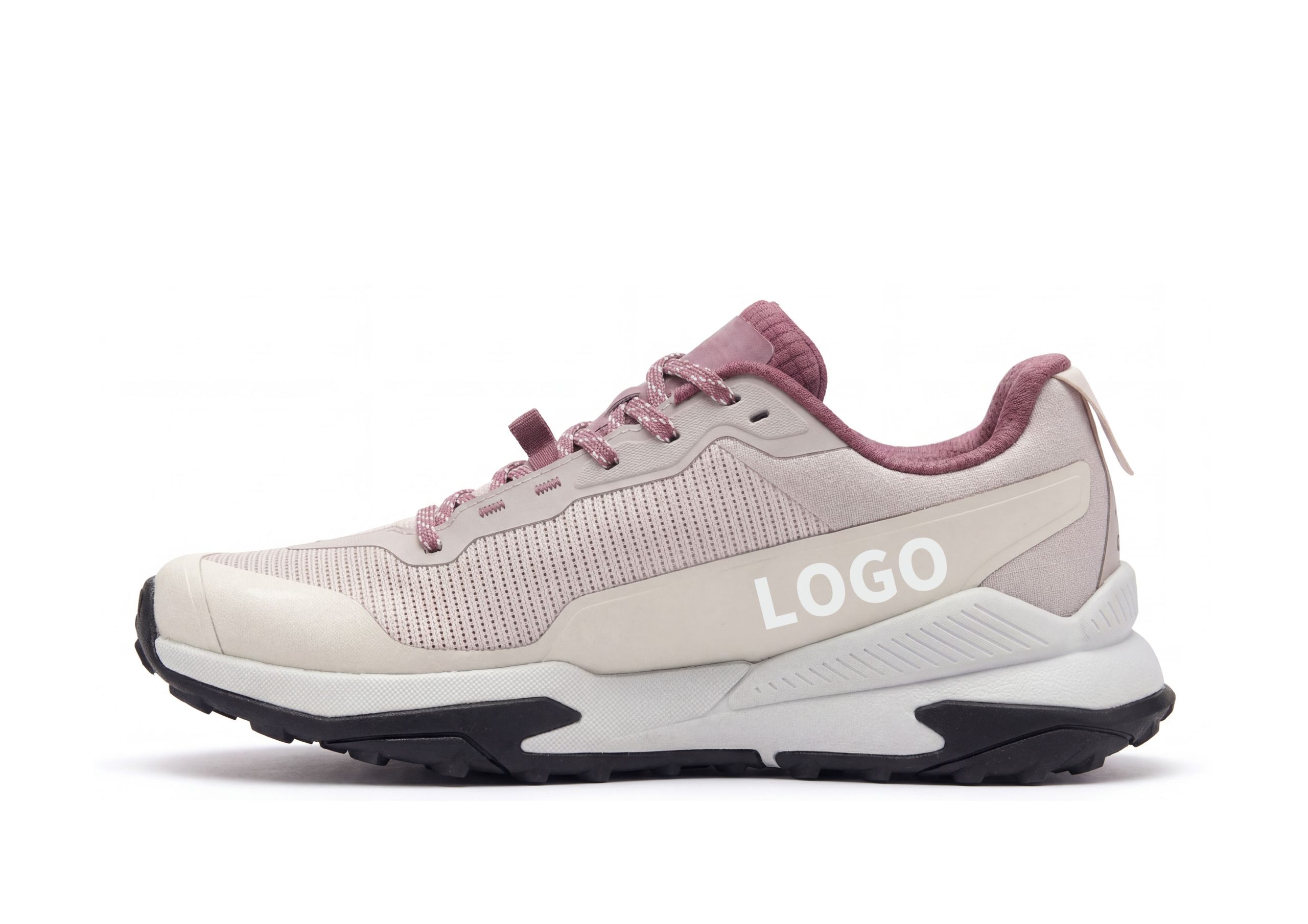 OEM Comfort Outdoor Walking Shoes with Extended Side Support Panel - 图片 3