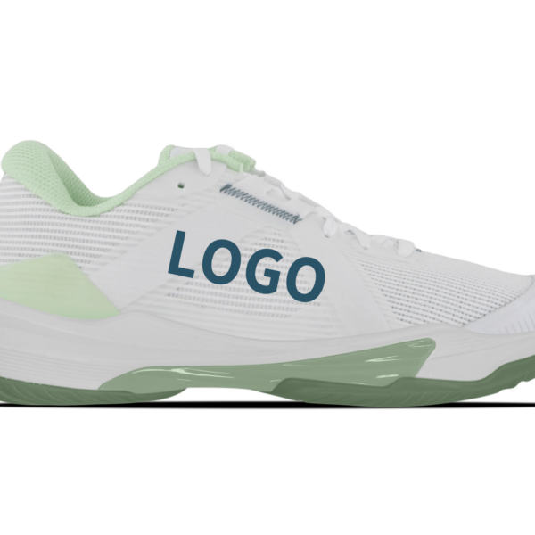 Lightweight OEM Padel Shoes with Breathable Mesh and Midfoot Support Overlay