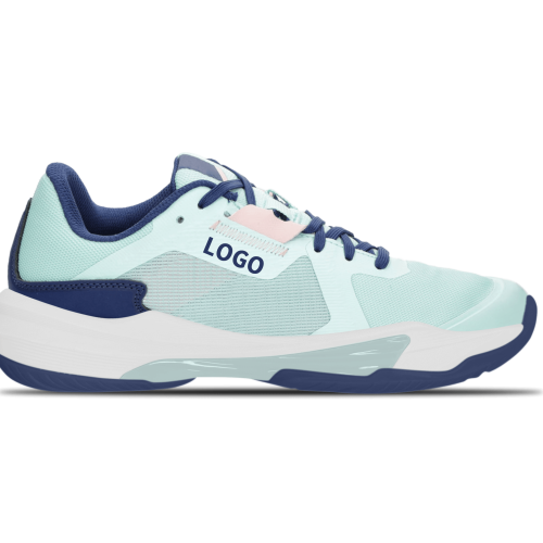 OEM Padel Shoes with Breathable Side Mesh and Heel Wrap Support