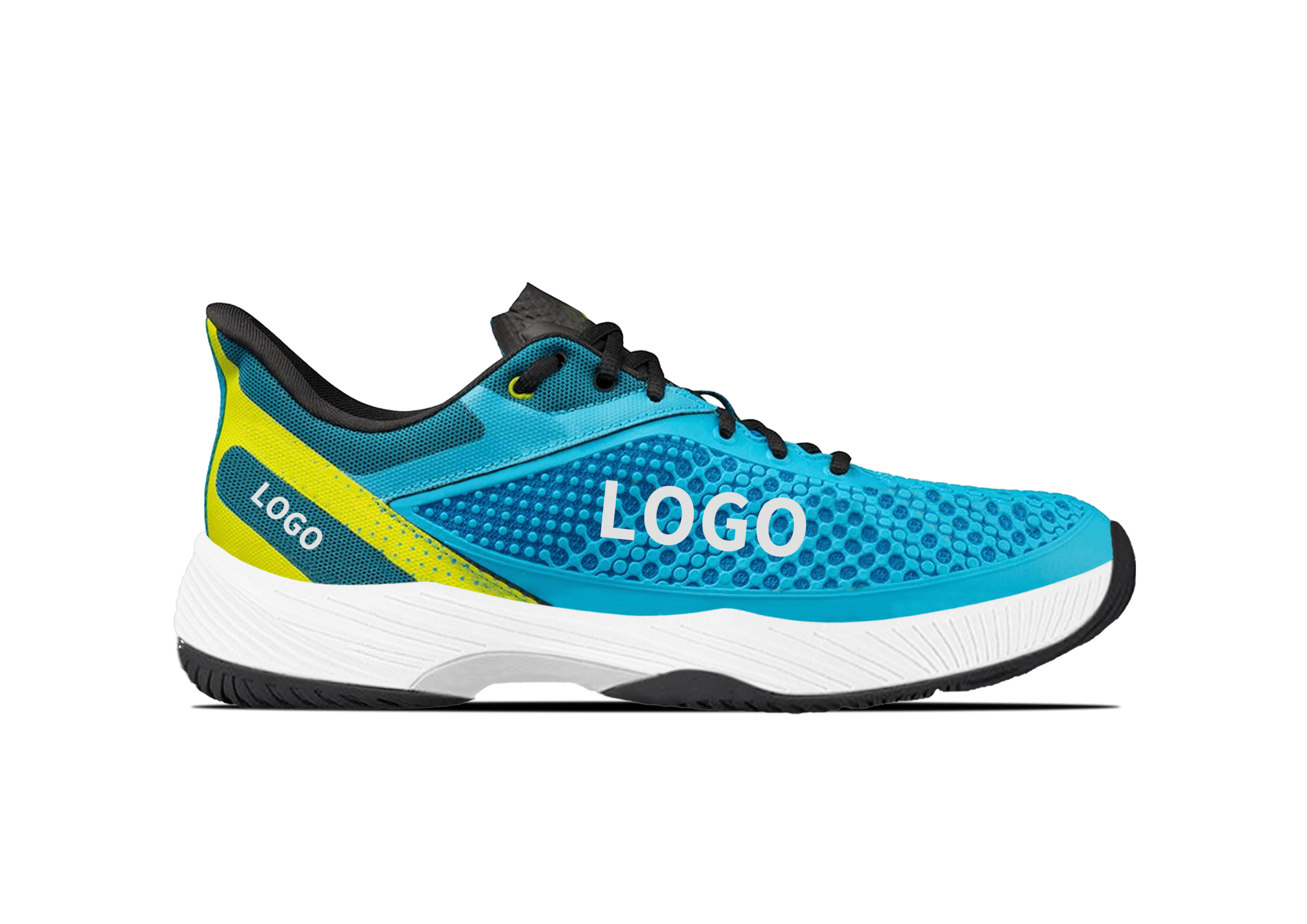 OEM Padel Shoes with 3D Mesh Upper and Pivot Grip Outsole