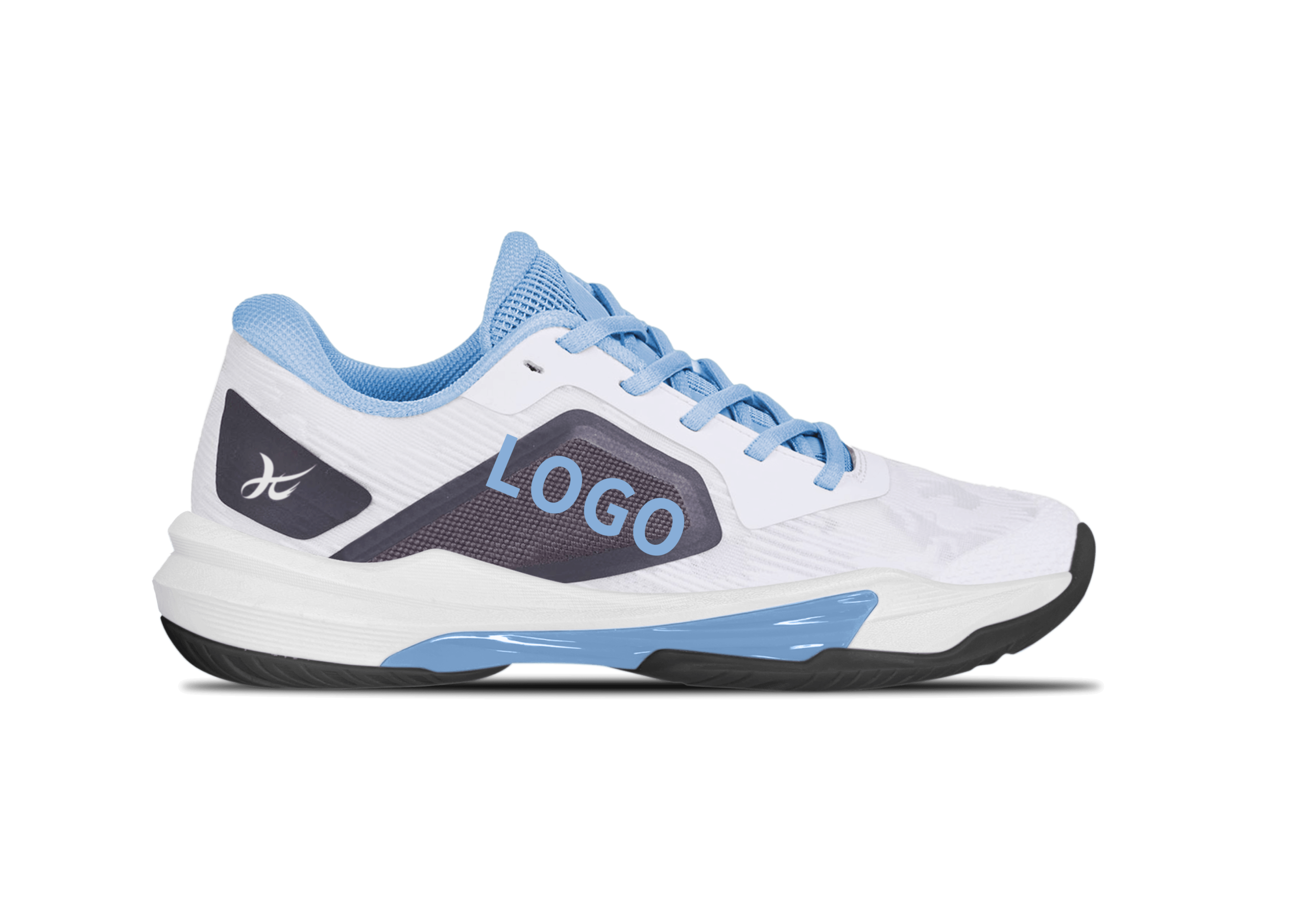 OEM Padel Shoes with Geometric Side Frame and Split-Zone Court Grip - Image 2
