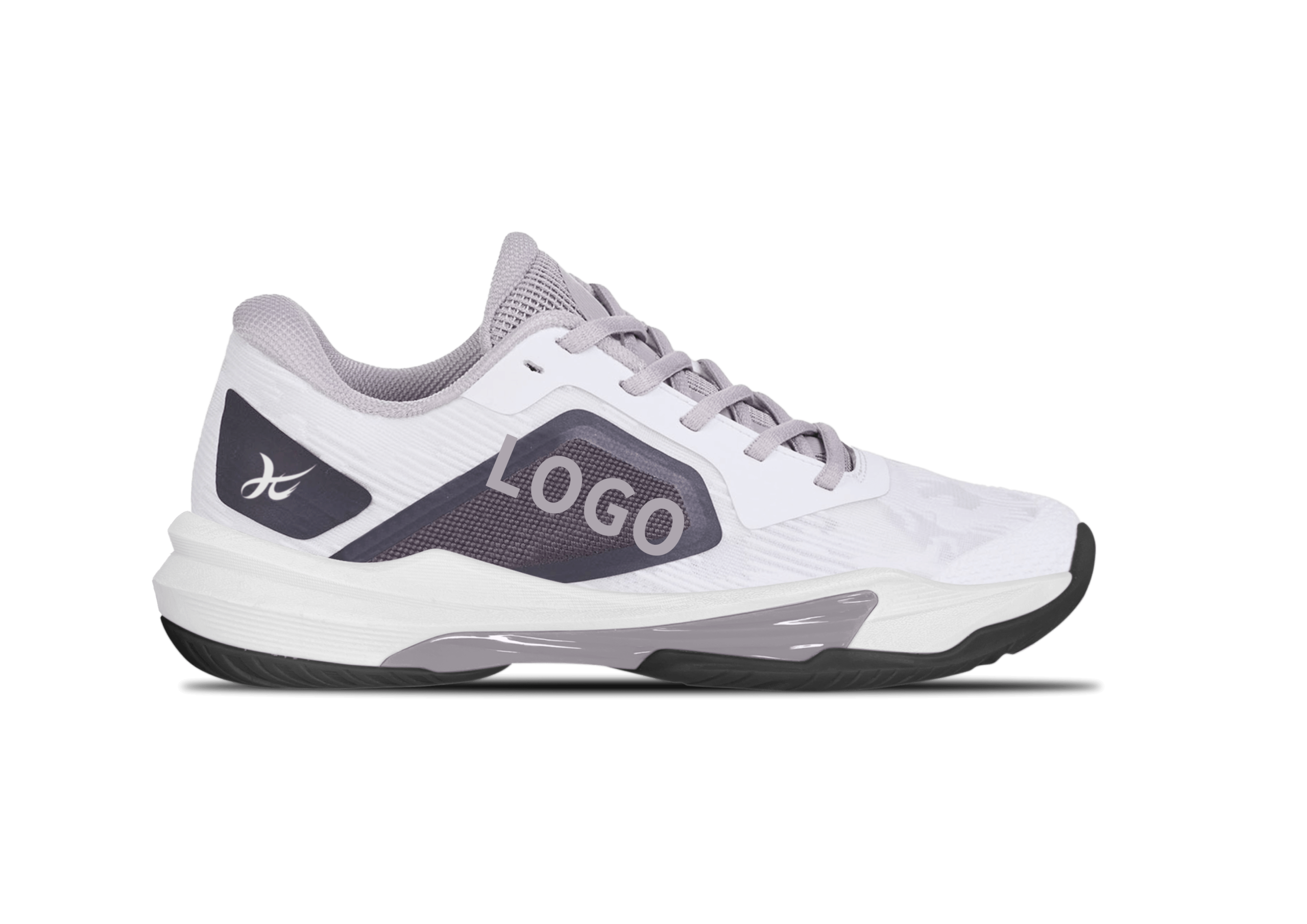 OEM Padel Shoes with Geometric Side Frame and Split-Zone Court Grip - Image 4