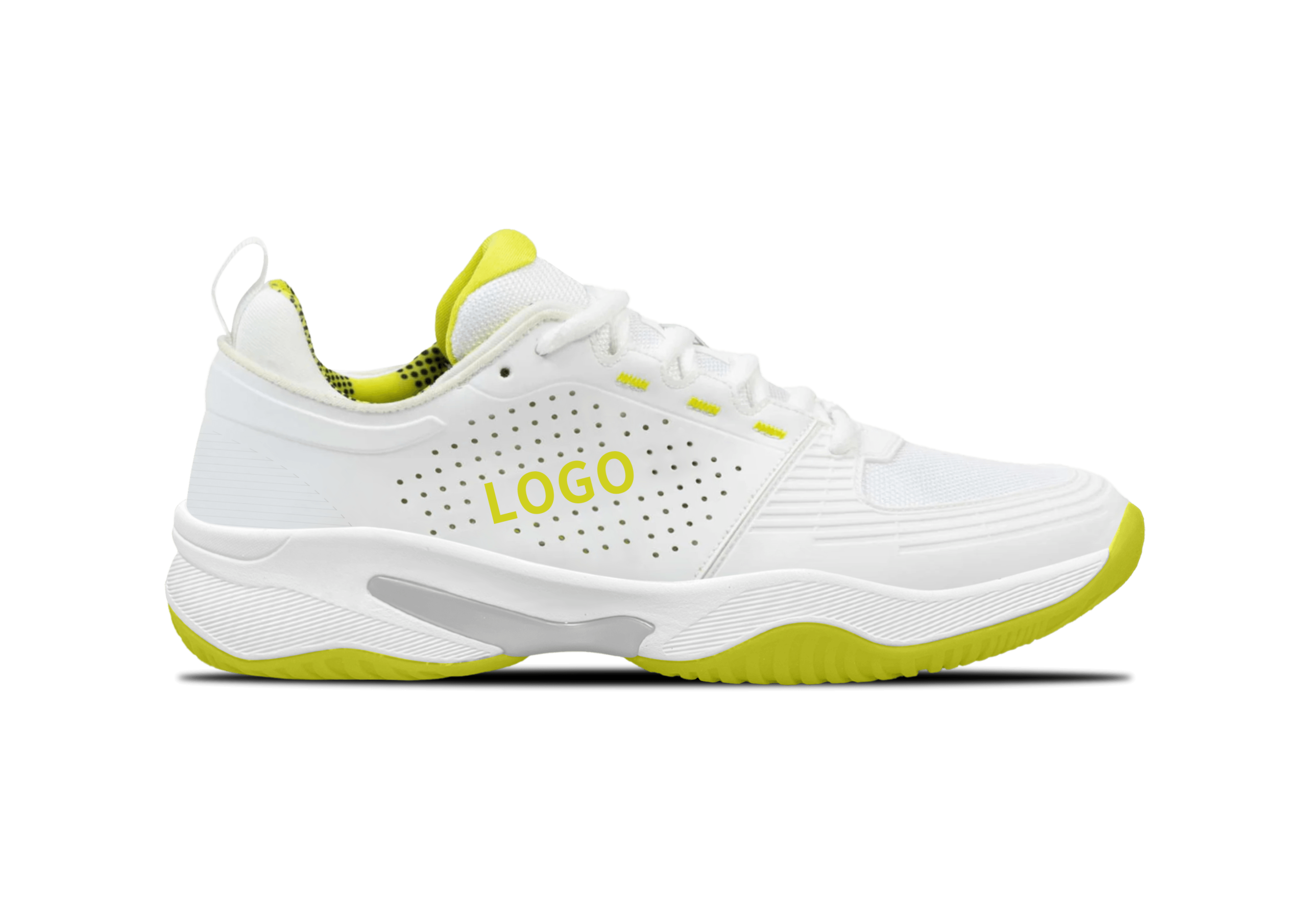 OEM Padel Shoes with Perforated Support Upper and Wave Grip Outsole - Image 2