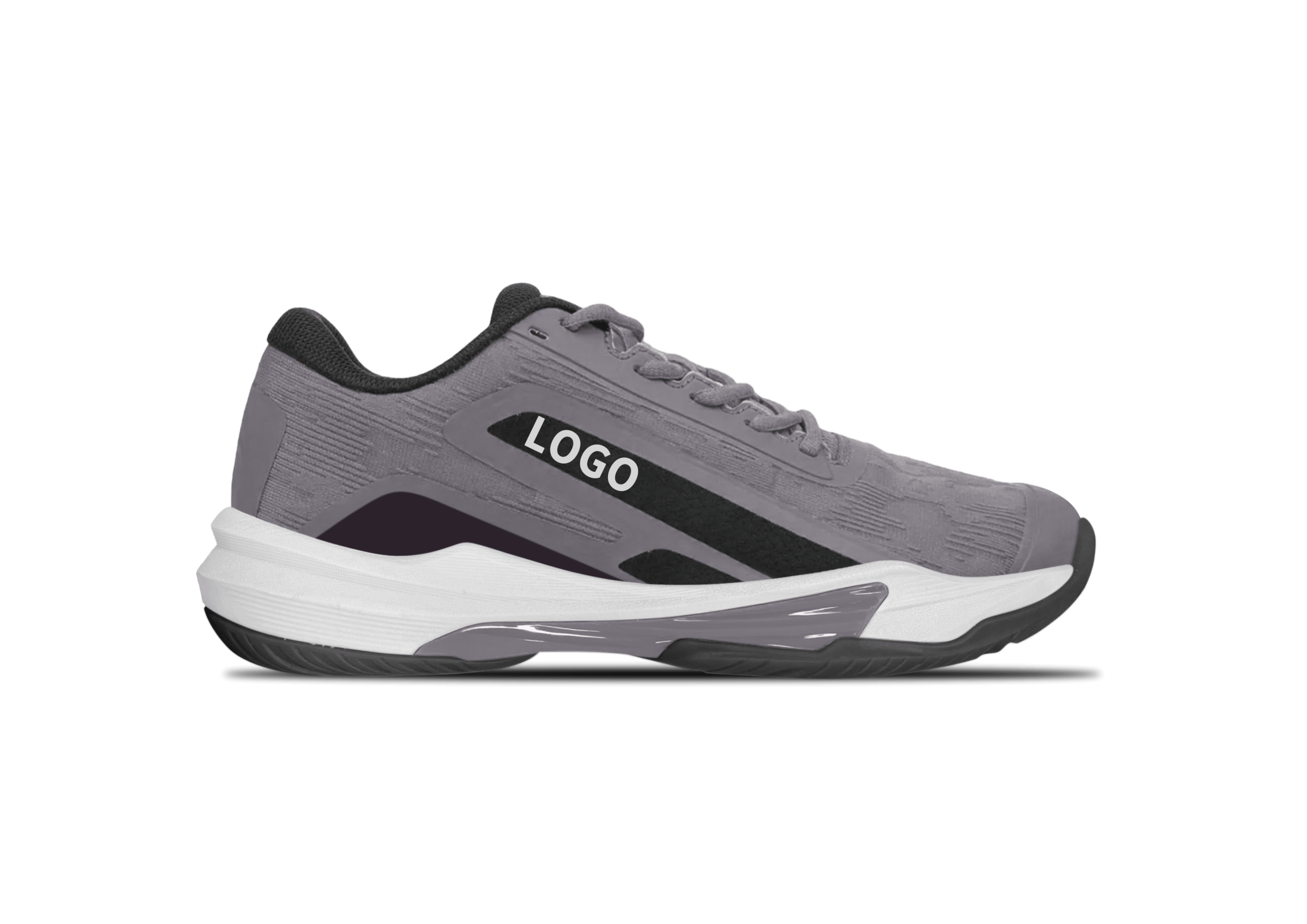 OEM Padel Shoes with Integrated Side Frame and Multi-Zone Grip Outsole - Image 4
