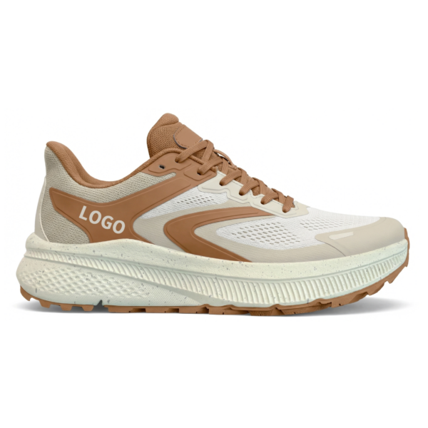 OEM Wide Toe Box Walking Shoes with Cushioned Platform and Heel Frame