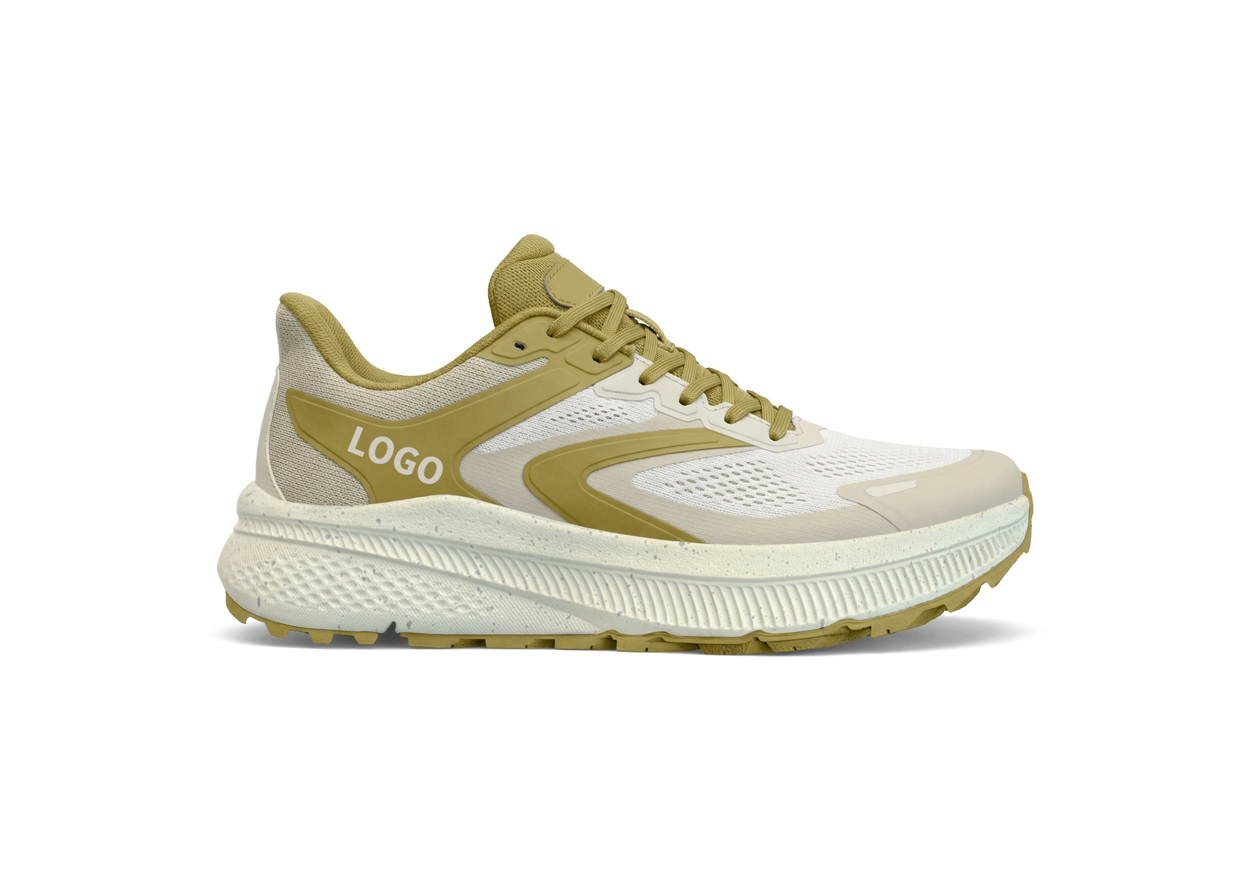 OEM Wide Toe Box Walking Shoes with Cushioned Platform and Heel Frame - 图片 3