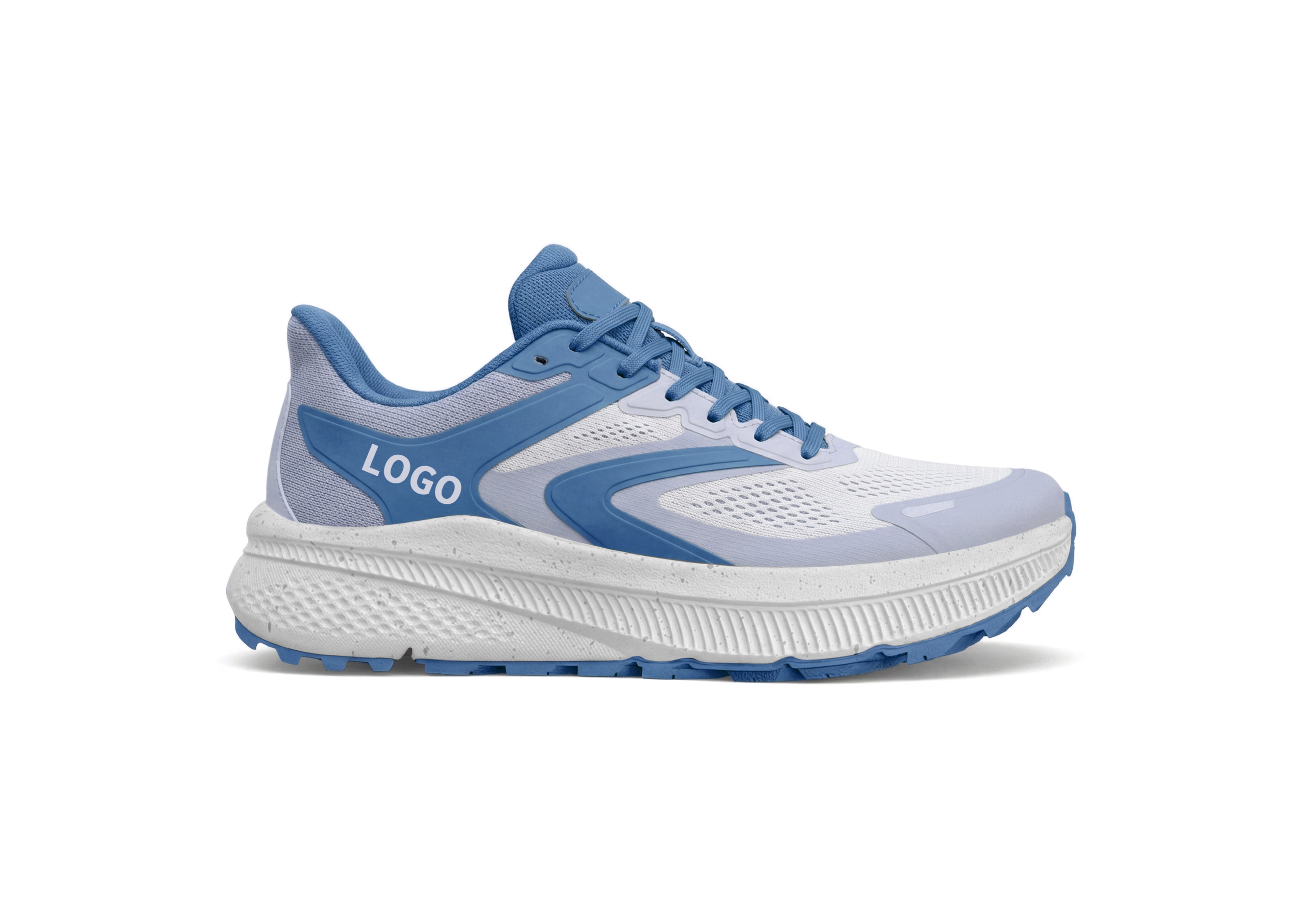 OEM Wide Toe Box Walking Shoes with Cushioned Platform and Heel Frame - 图片 5