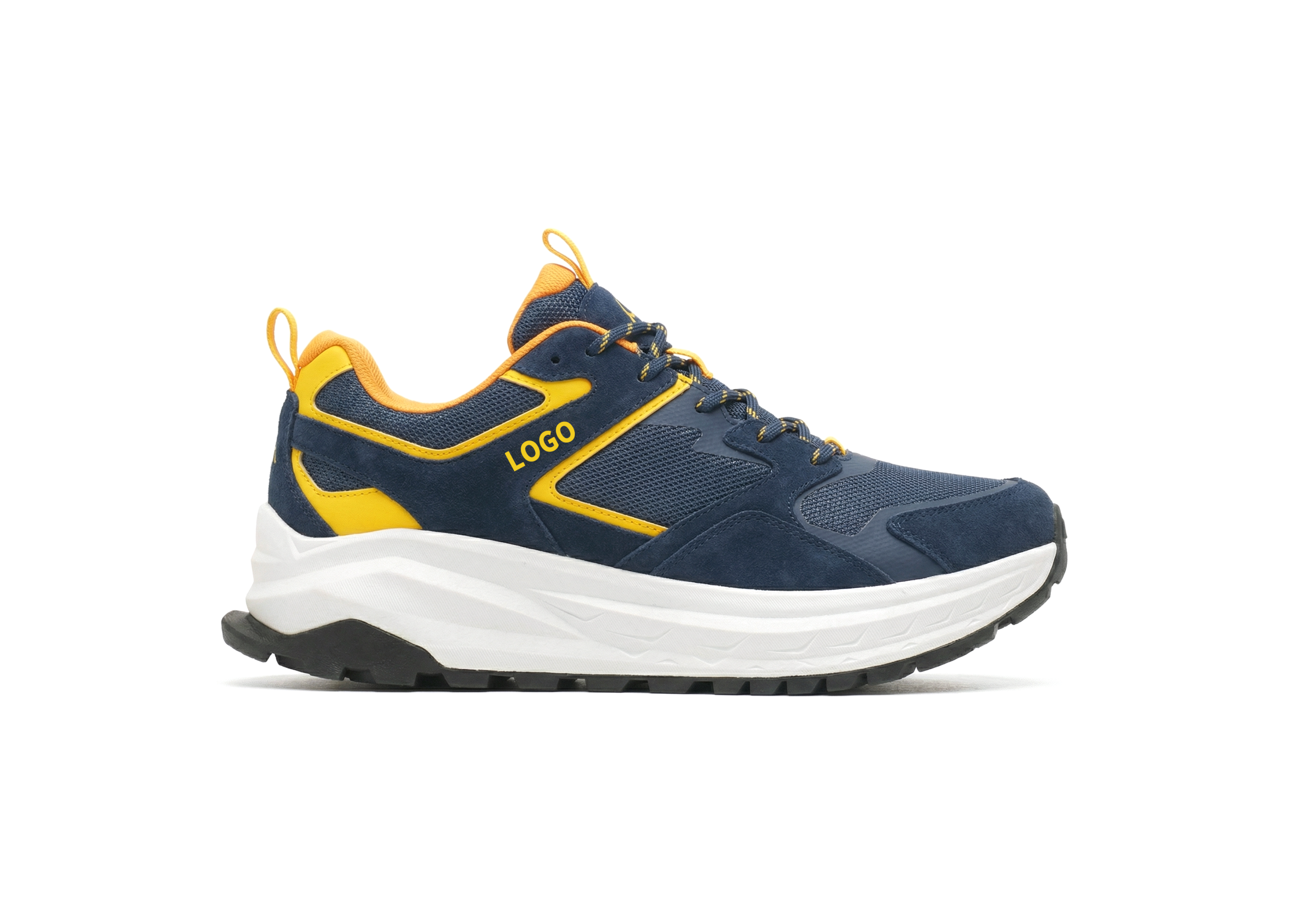 OEM Wide Toe Box Walking Shoes with Layered Support Frame - 图片 4