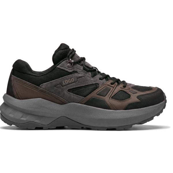 OEM Wide Toe Box Hiking Shoes with Supportive Frame and Rugged Outsole