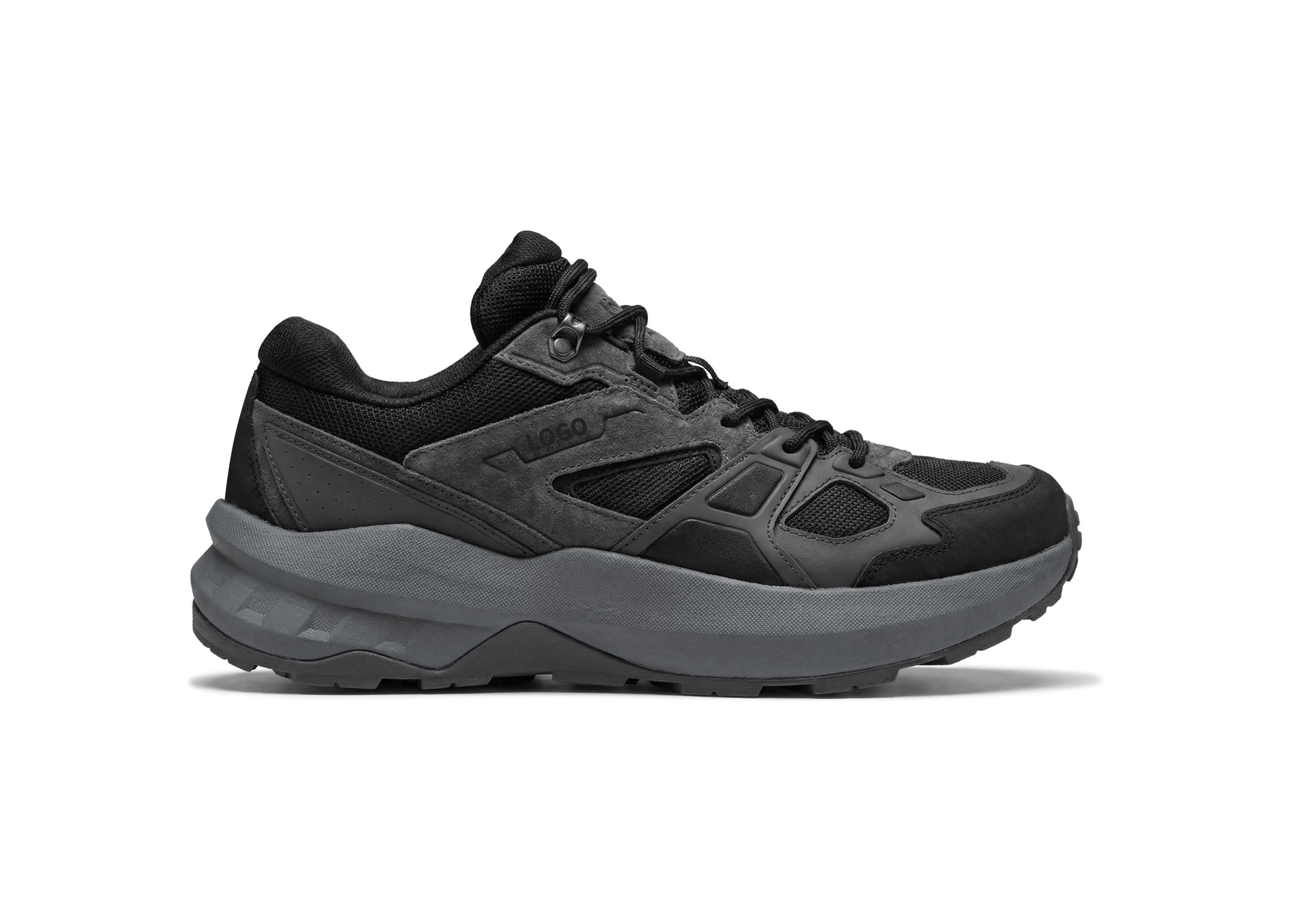 OEM Wide Toe Box Hiking Shoes with Supportive Frame and Rugged Outsole - 图片 4