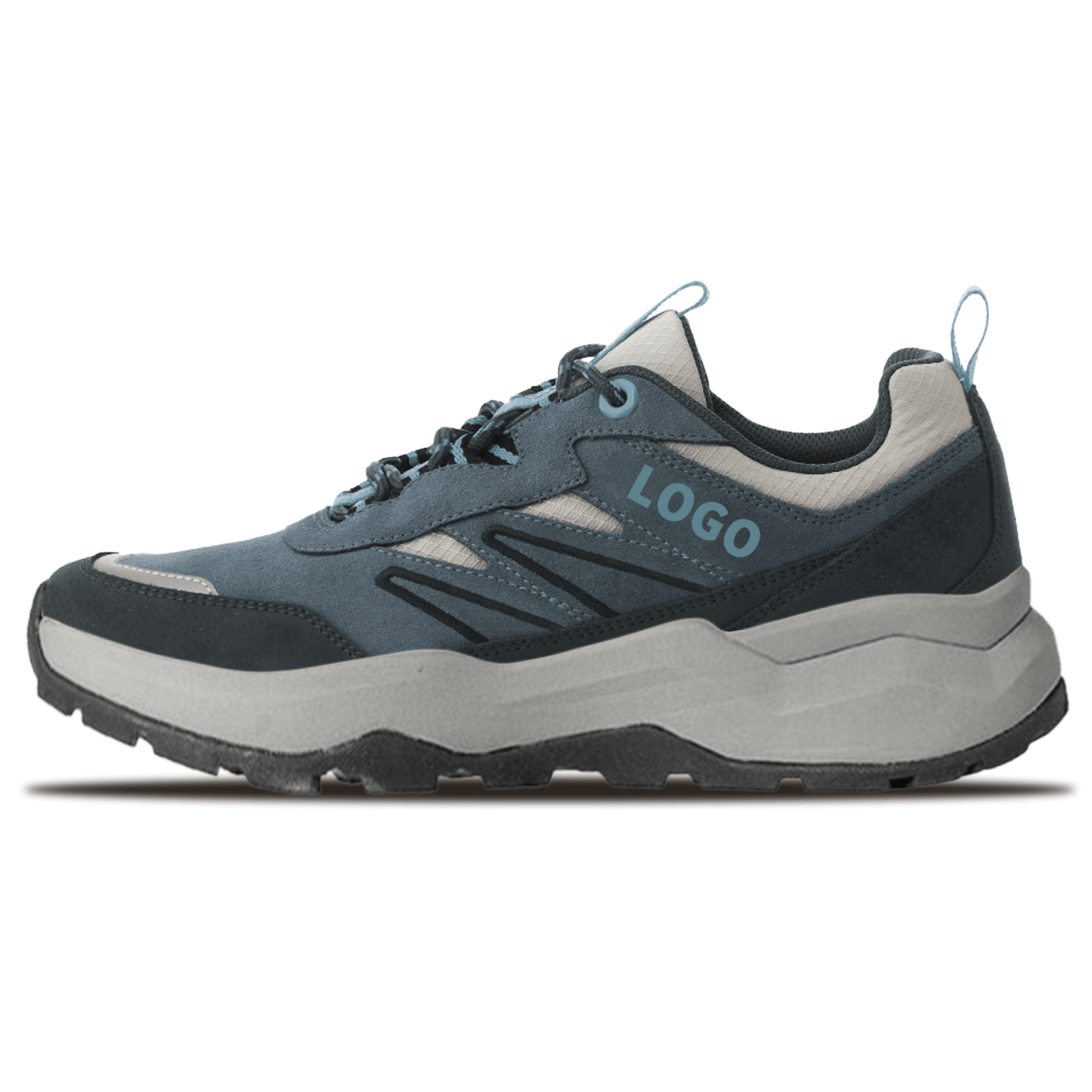OEM Trail Running Shoes with Reinforced Midfoot and Multi-Zone Lug Outsole