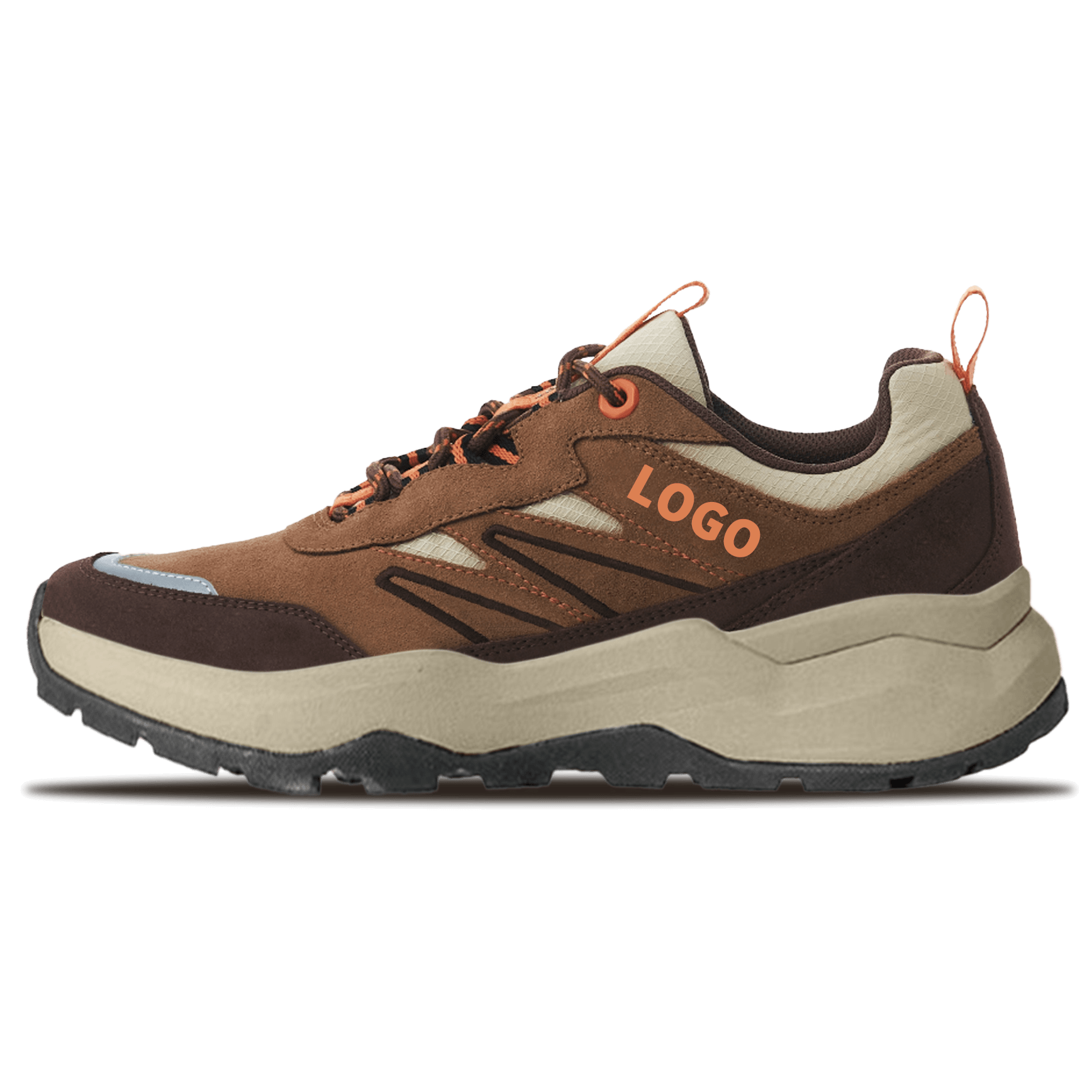 OEM Trail Running Shoes with Reinforced Midfoot and Multi-Zone Lug Outsole - 图片 4