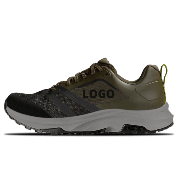 OEM Trail Running Shoes with Midfoot Support and Directional Lug Outsole