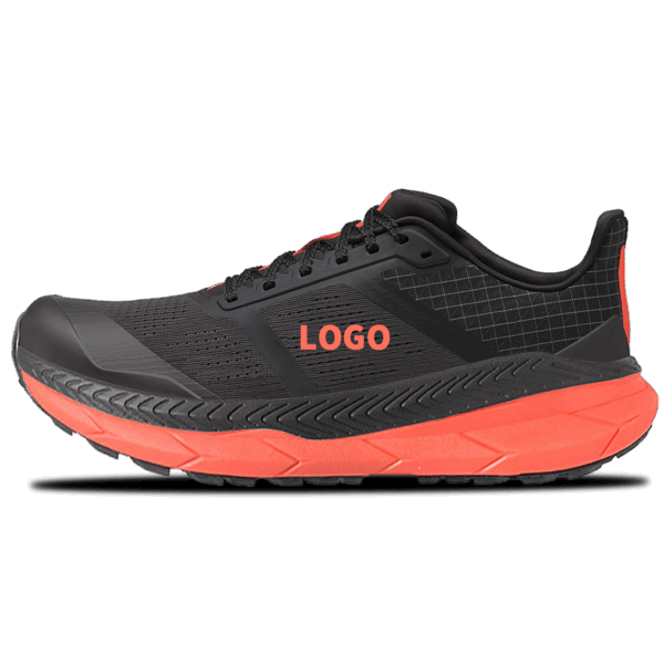 OEM Trail Running Shoes with Reinforced Toe and Segmented Lug Outsole