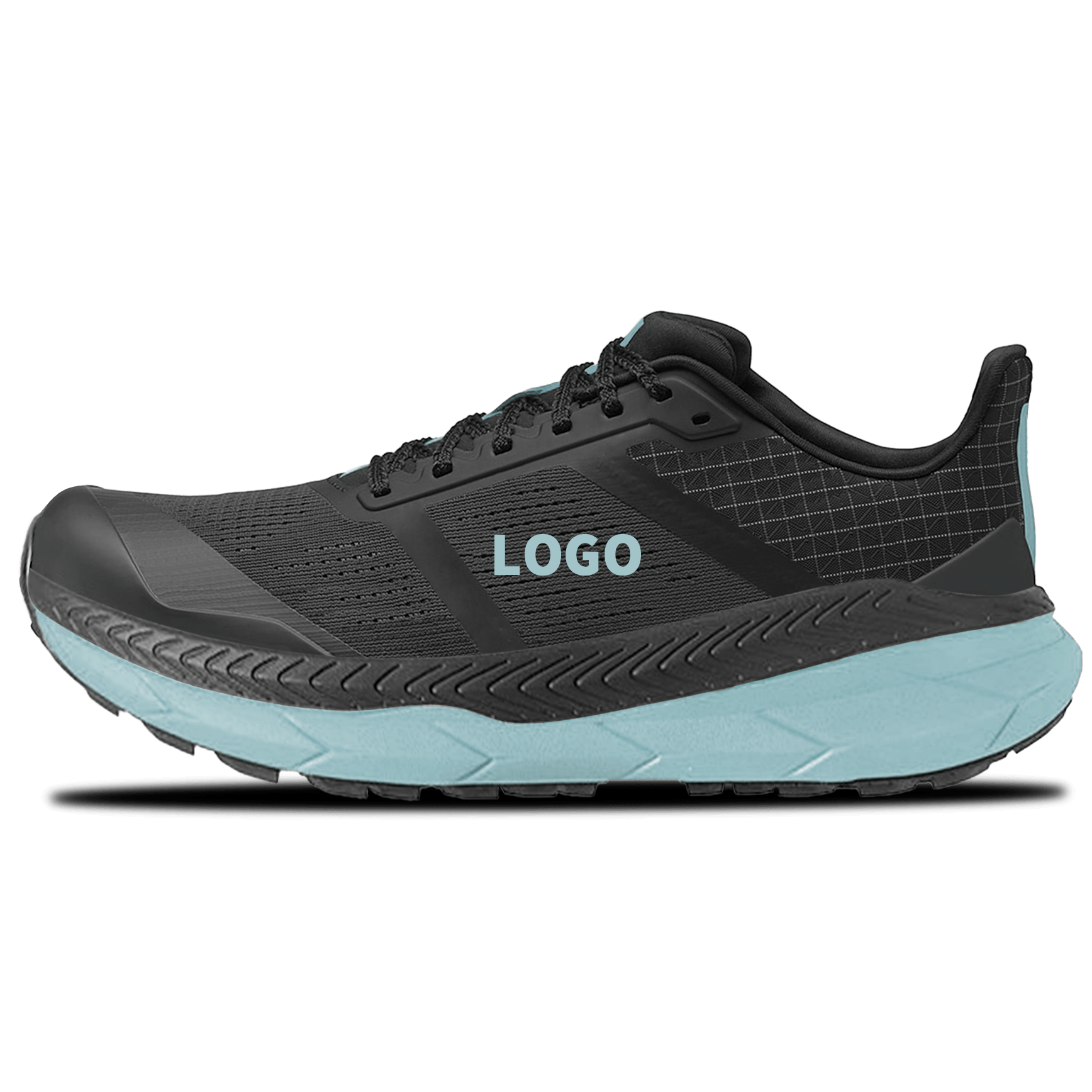 OEM Trail Running Shoes with Reinforced Toe and Segmented Lug Outsole - 图片 5
