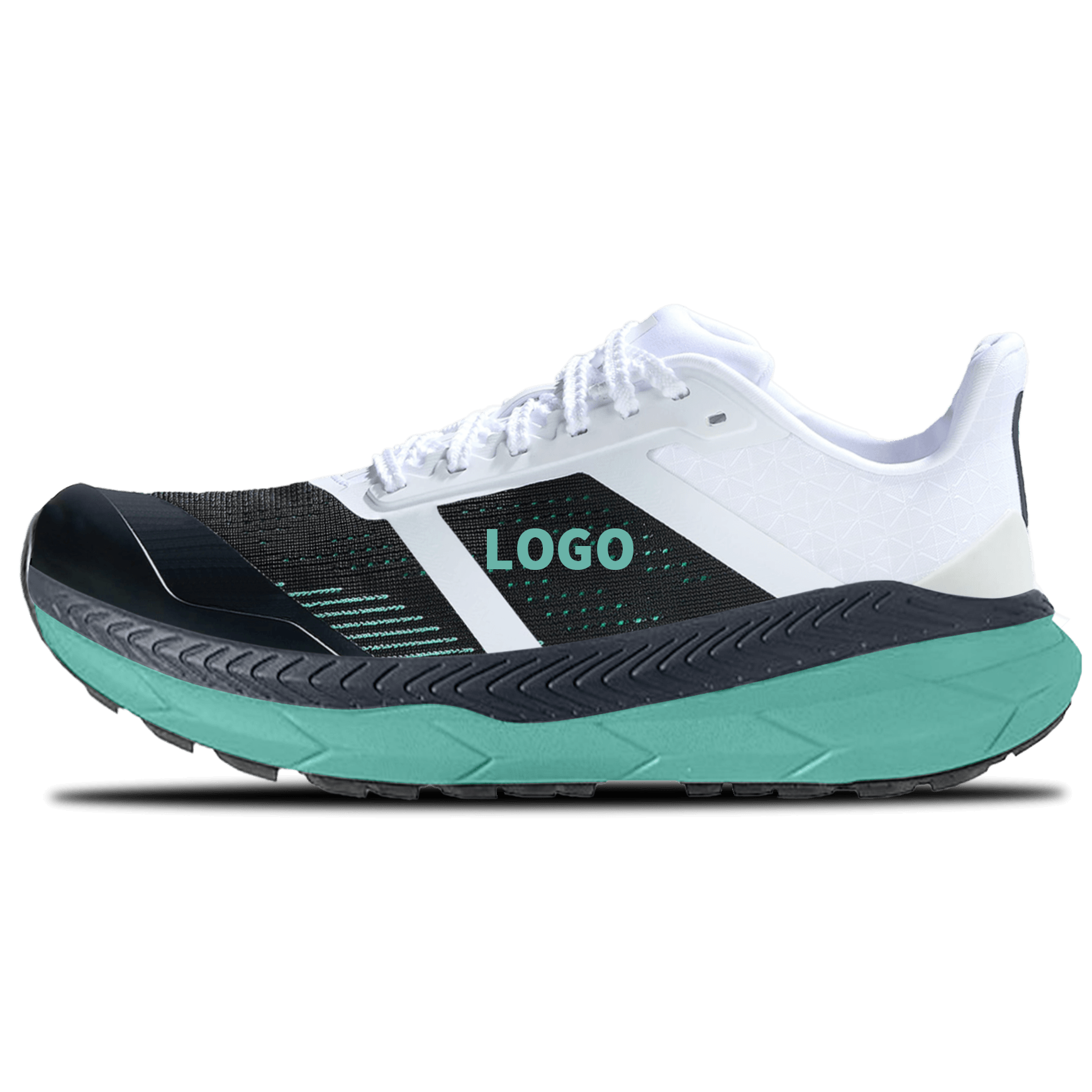 OEM Trail Running Shoes with Reinforced Toe and Segmented Lug Outsole - 图片 4