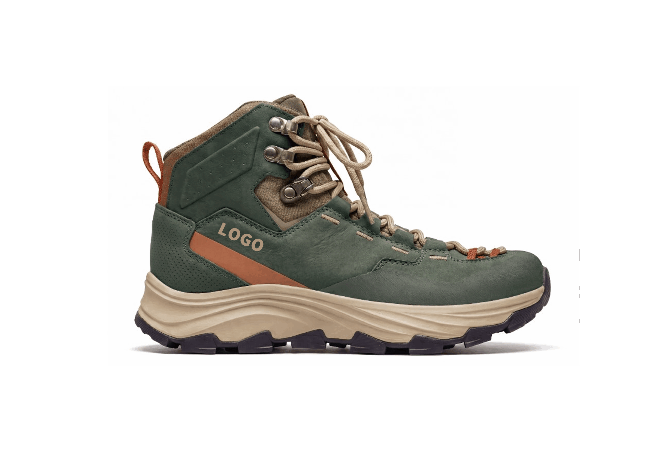 Mid Cut Fast Hiking Shoes with Outdoor Lug Traction Design - 图片 2