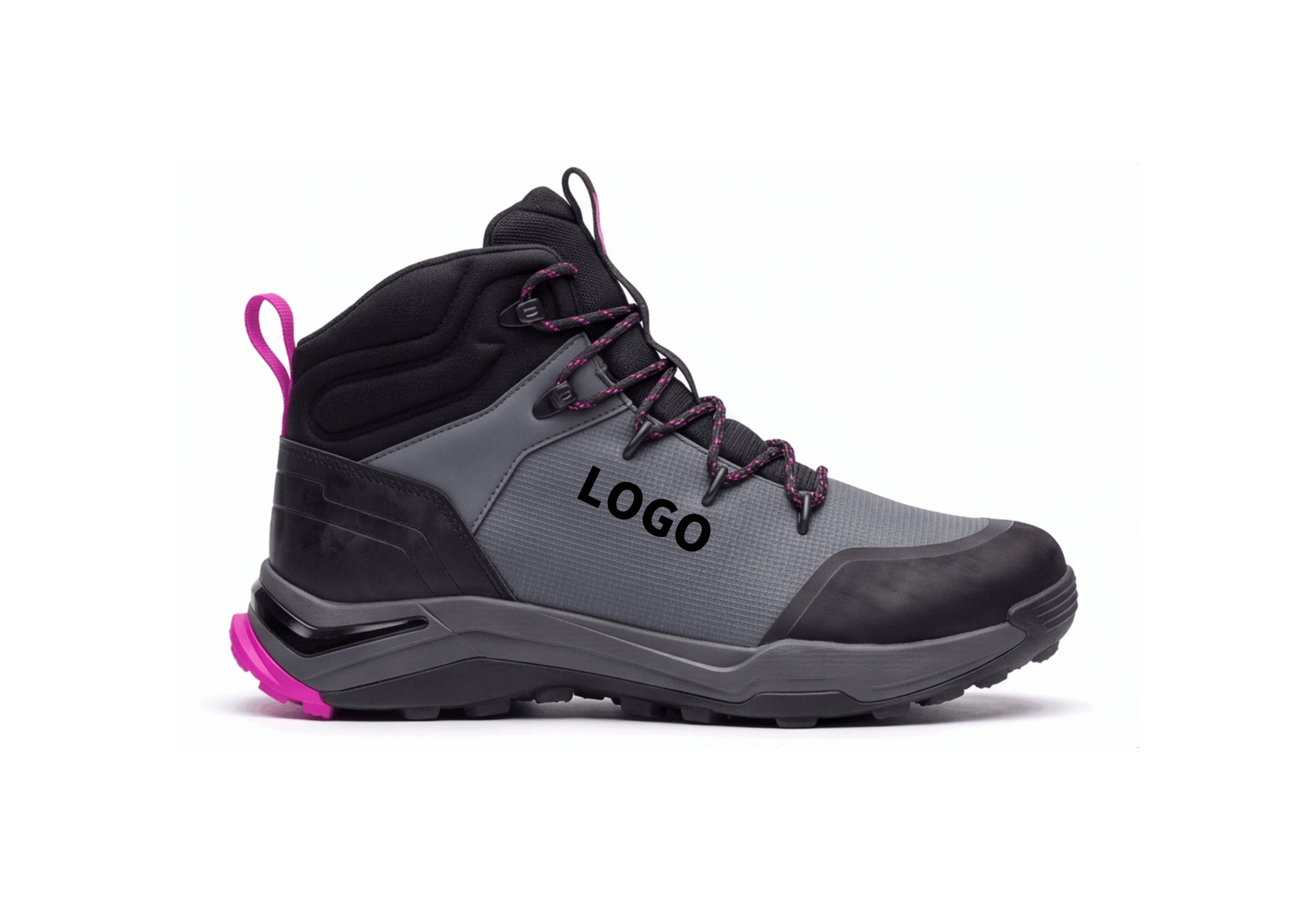 Mid Cut Climbing Approach Shoes with Reinforced Toe and Ankle Support - 图片 3