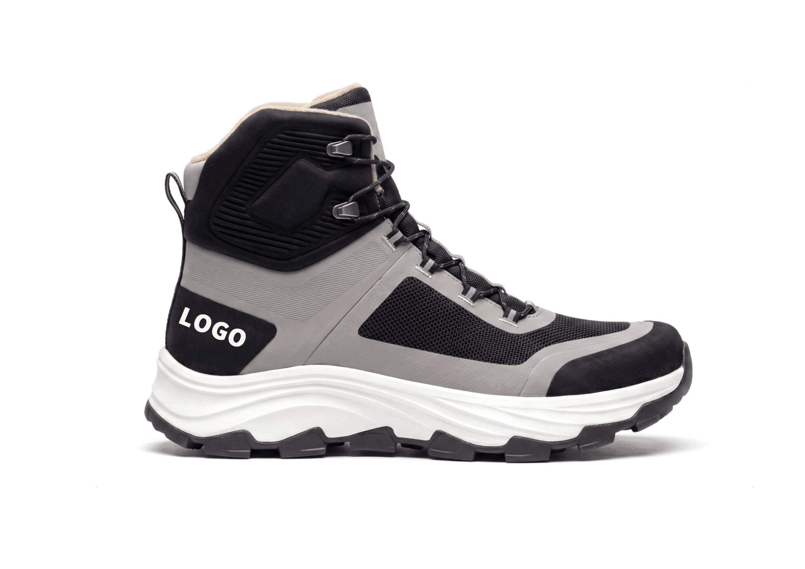 High Cut Climbing Approach Shoes with Ankle Support and Reinforced Toe - 图片 2