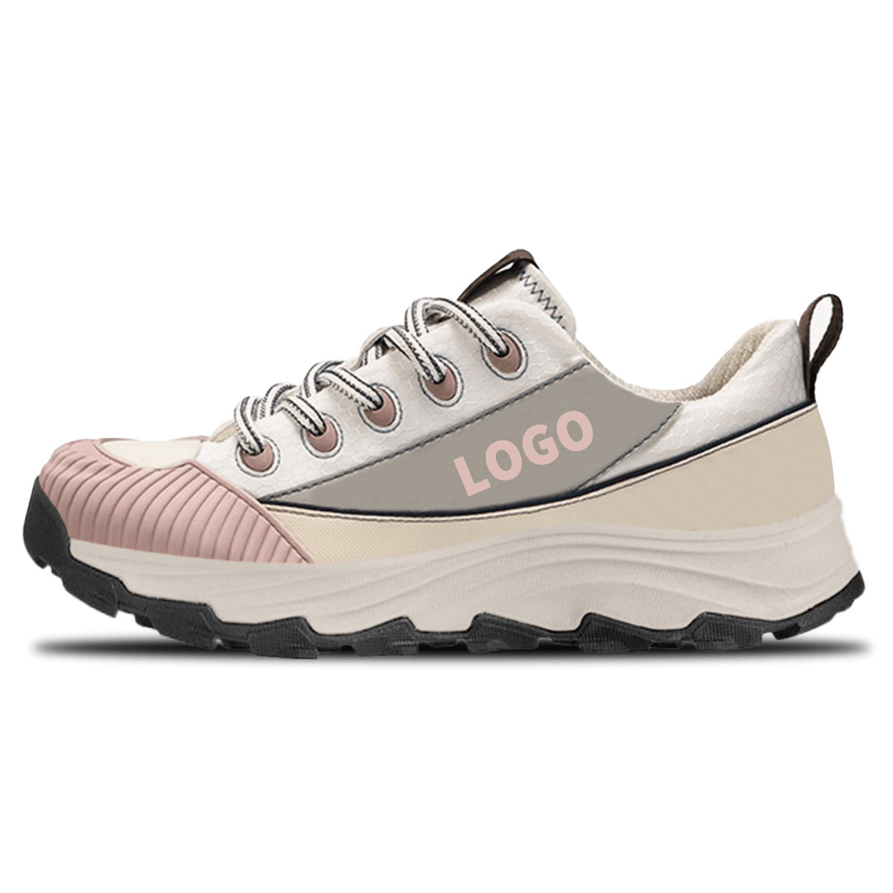 Lifestyle Outdoor Shoes with Ribbed Toe Protection and Lugged Outsole - 图片 5
