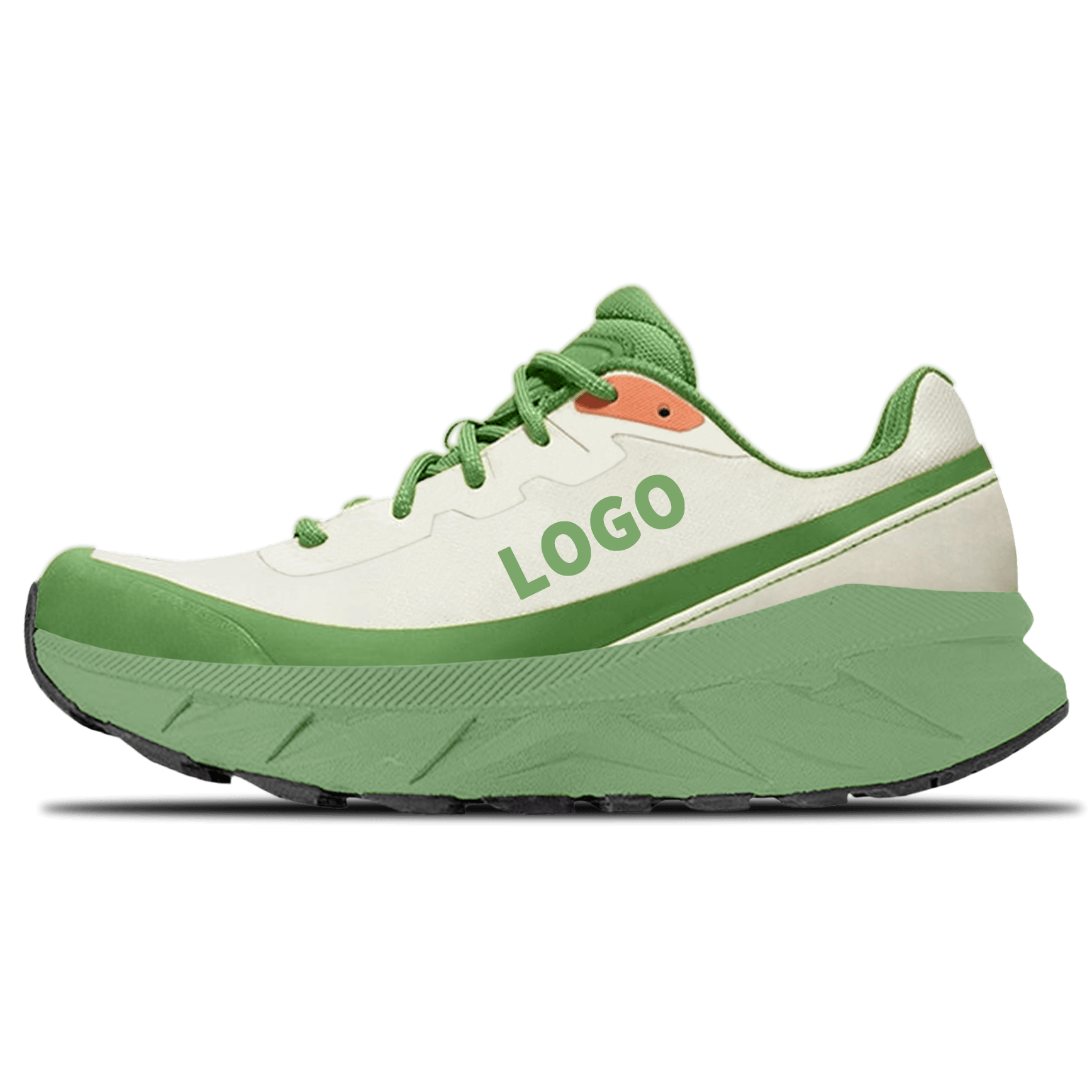 OEM Trail Running Shoes with Protective Rand and Zoned Lug Outsole - 图片 3
