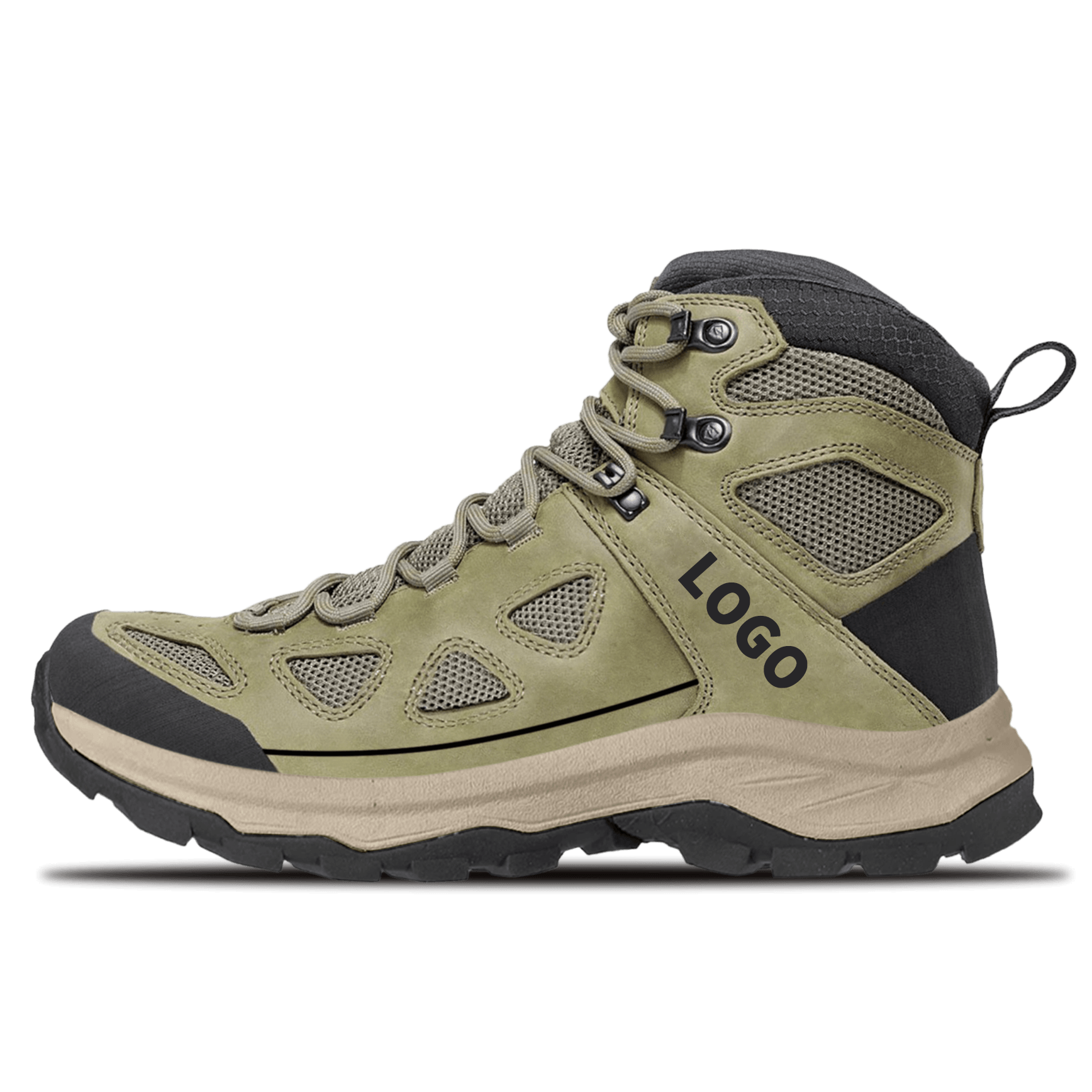 OEM Mid Cut Approach Climbing Shoes with Reinforced Toe Design - 图片 2