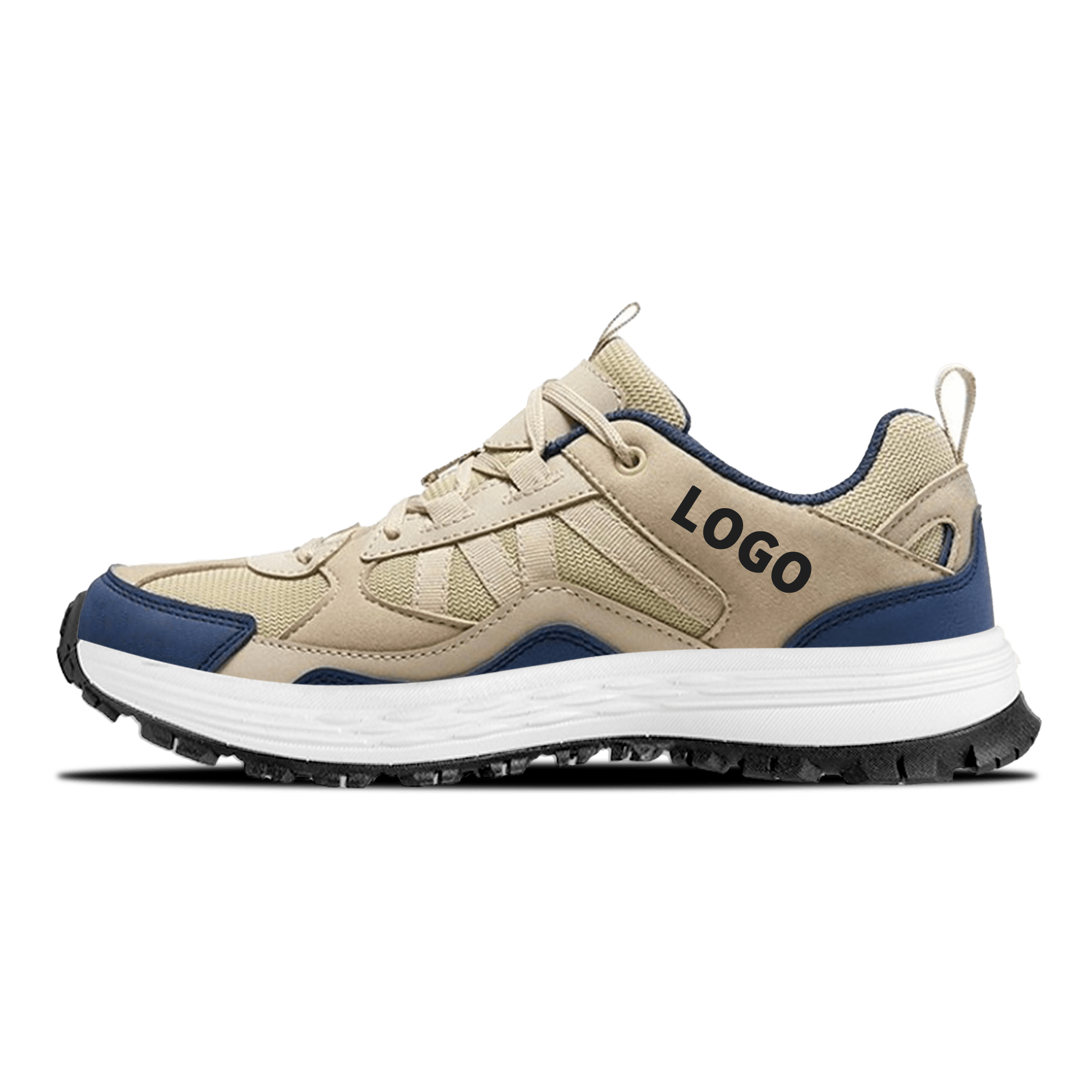 OEM Lifestyle Outdoor Shoes with Layered Midfoot Frame and Lug Outsole - 图片 3