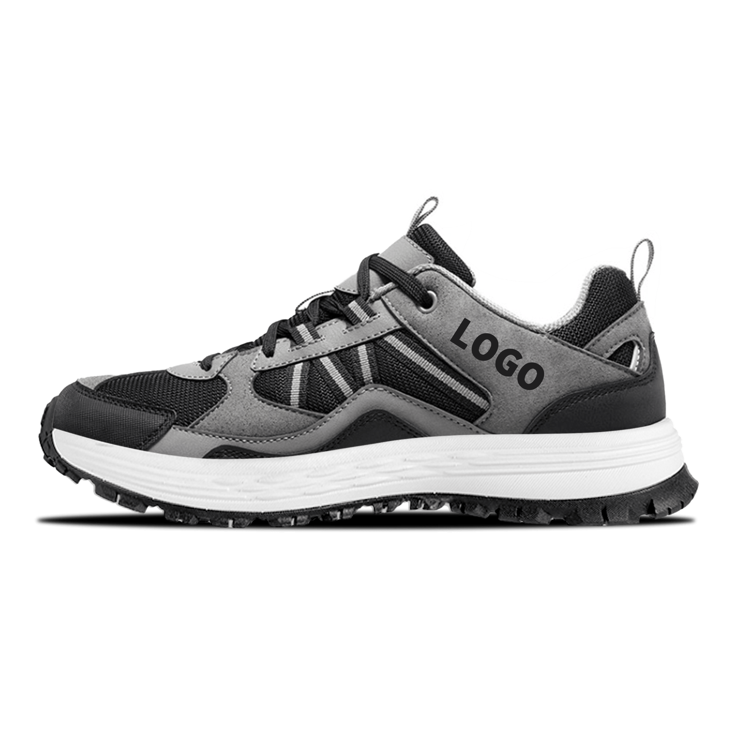 OEM Lifestyle Outdoor Shoes with Layered Midfoot Frame and Lug Outsole - 图片 4