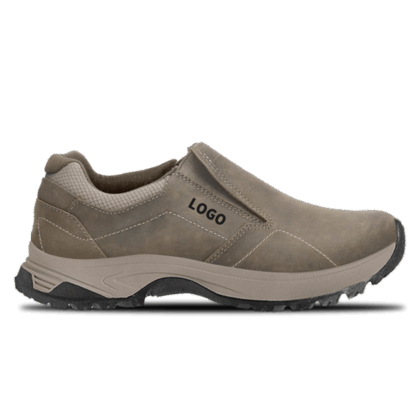 Slip-On Lifestyle Outdoor Shoes with Elastic Gore and Lugged Outsole