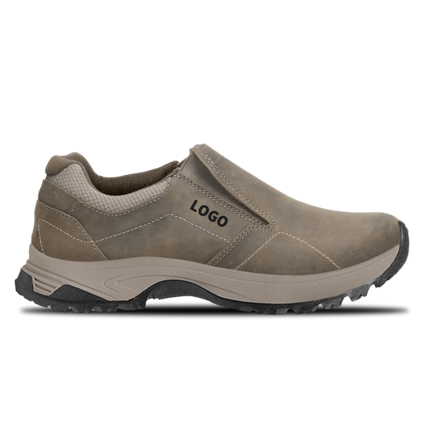 Slip-On Lifestyle Outdoor Shoes with Elastic Gore and Lugged Outsole