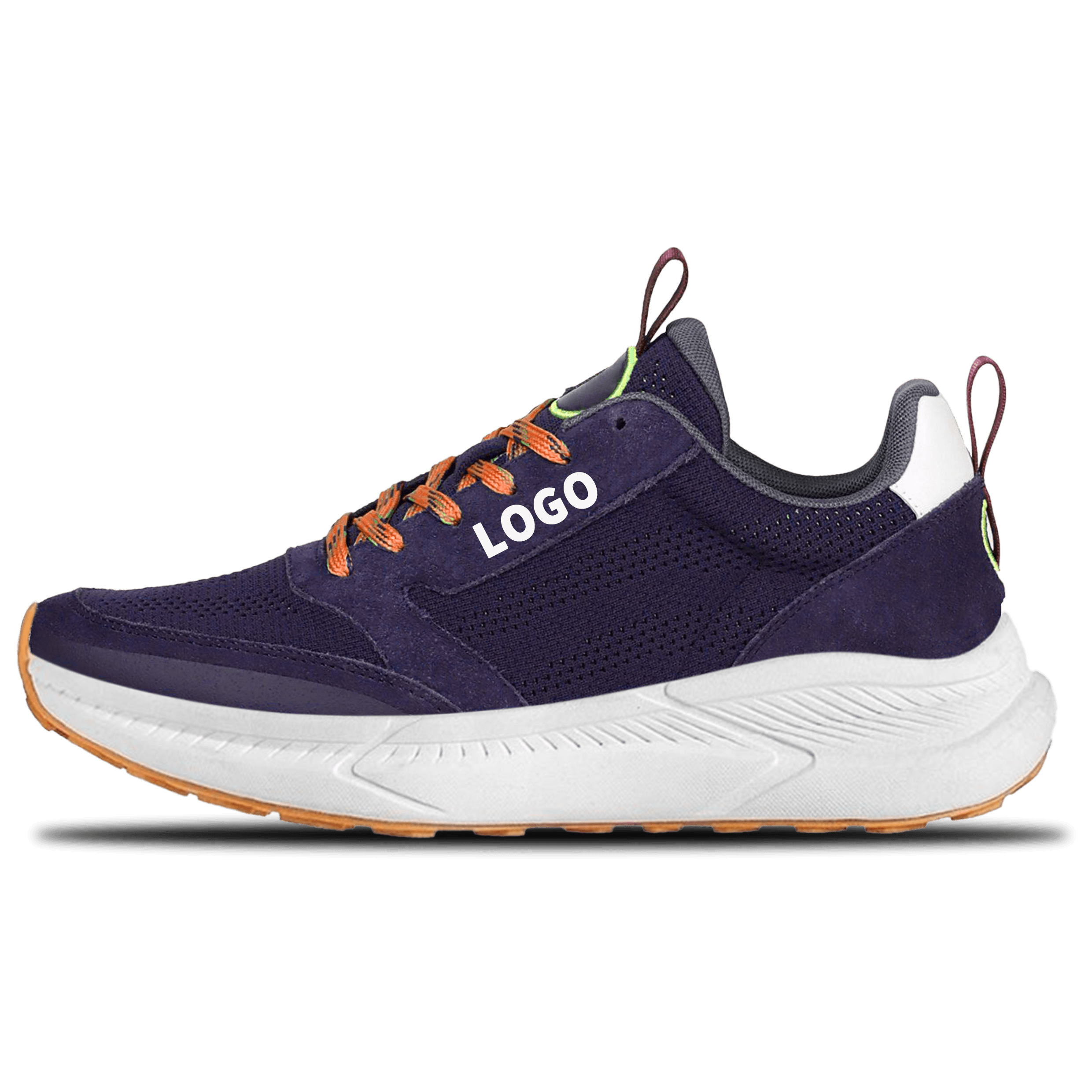 OEM Trail Running Shoes with Breathable Upper and Directional Lug Outsole - 图片 2