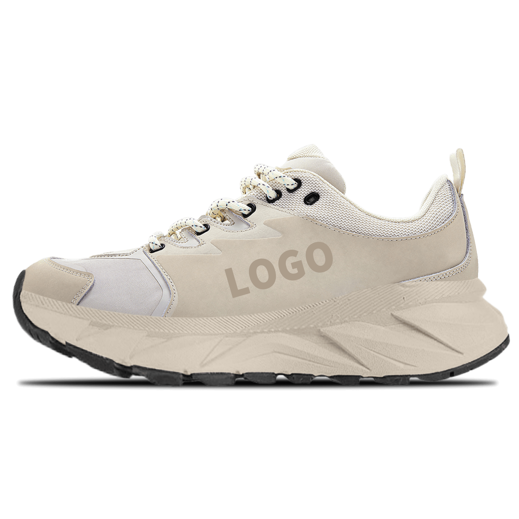 OEM Trail Running Shoes with Layered Midfoot Support and Lug Outsole