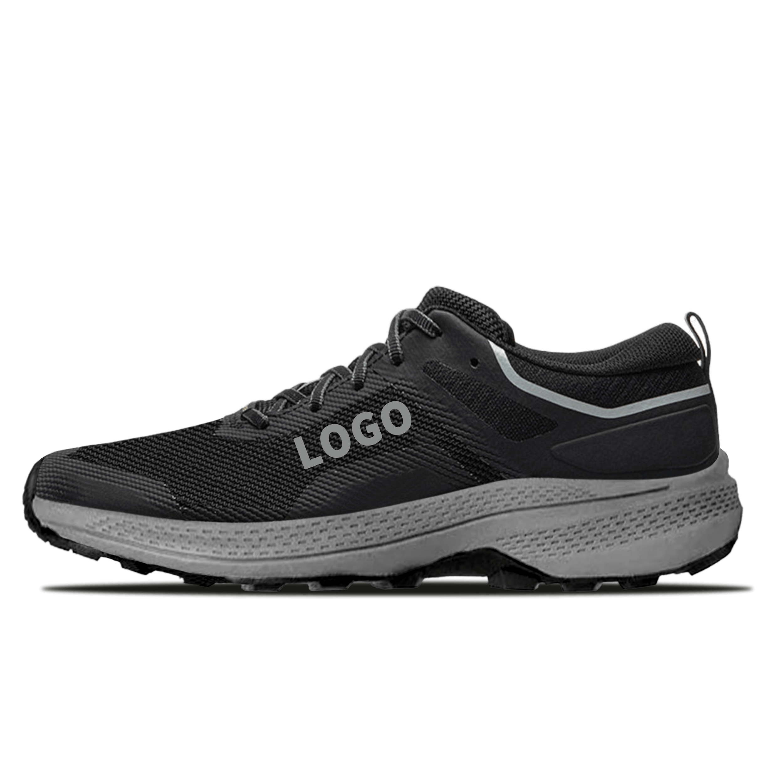 OEM Trail Running Shoes with Reinforced Midfoot Frame and Multi-Directional Lugs - 图片 2