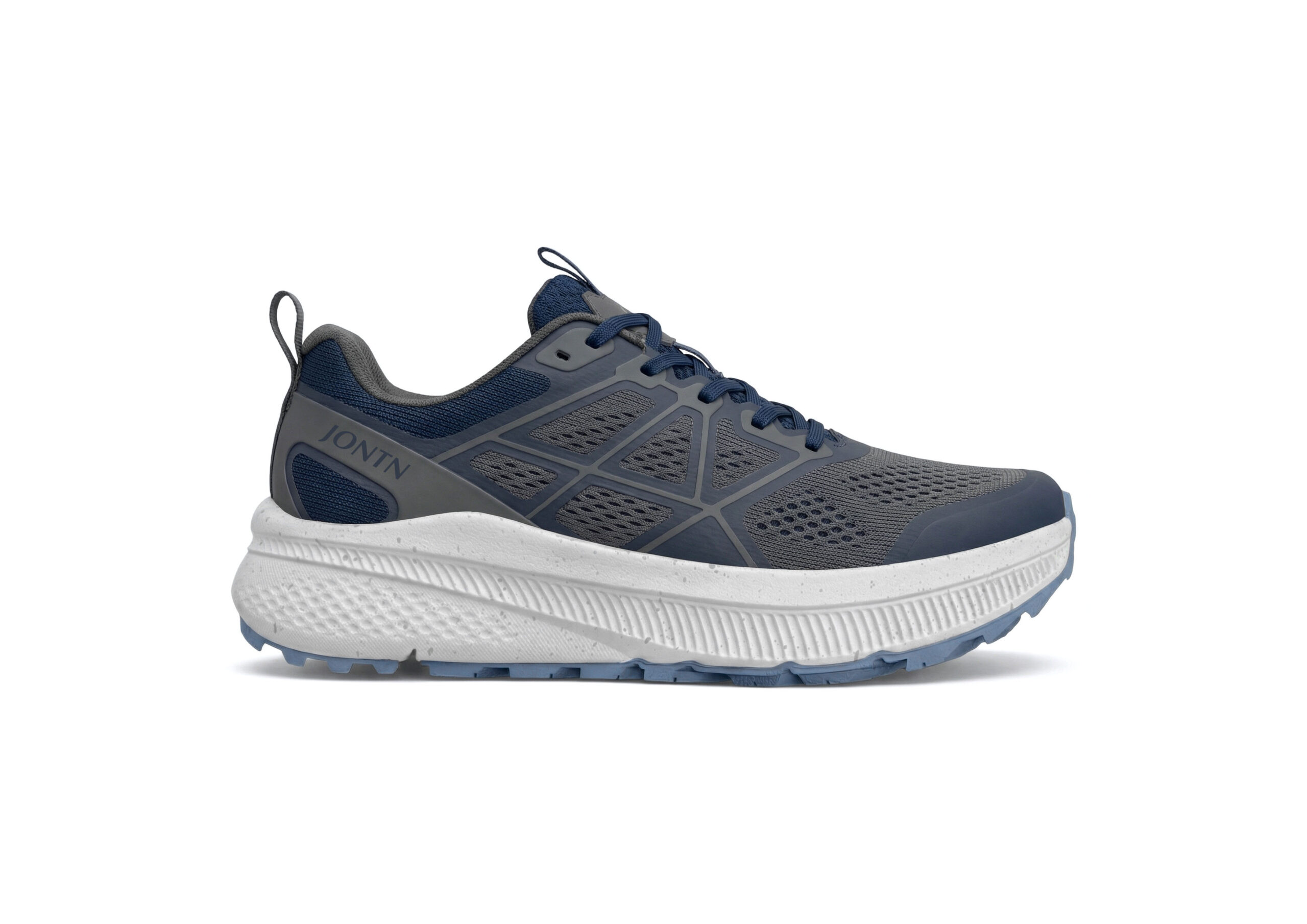 OEM Wide Toe Box Walking Shoes with Structured Midfoot Support