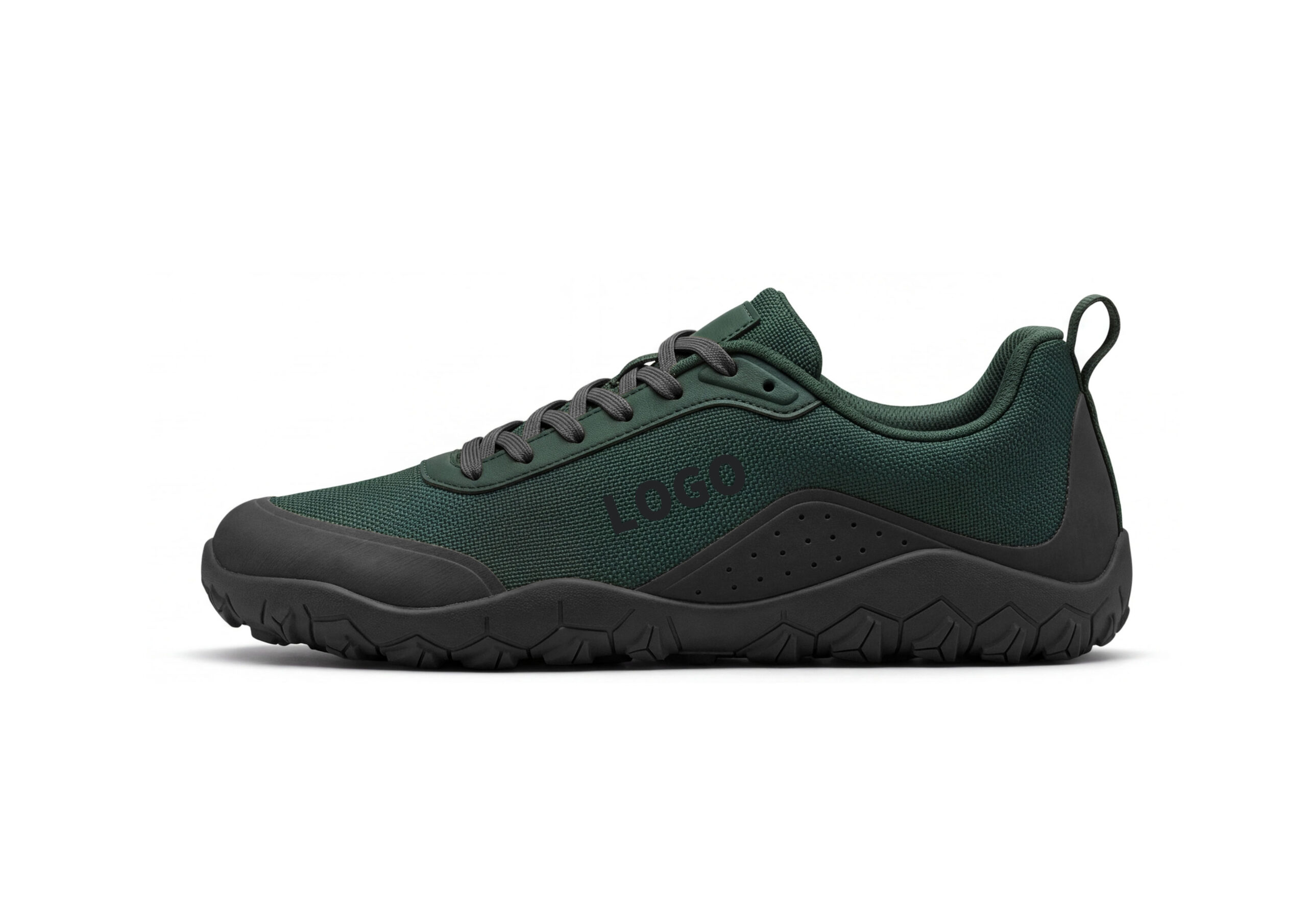 OEM Barefoot Hiking Shoes with Deep-Lug Outsole and Heel Support - 图片 3