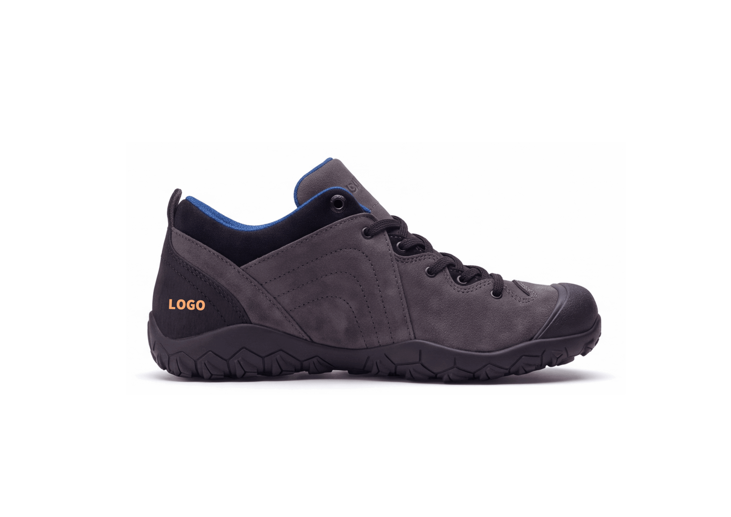 OEM Barefoot Hiking Shoes with Protective Toe and Trail Lug Outsole - 图片 6