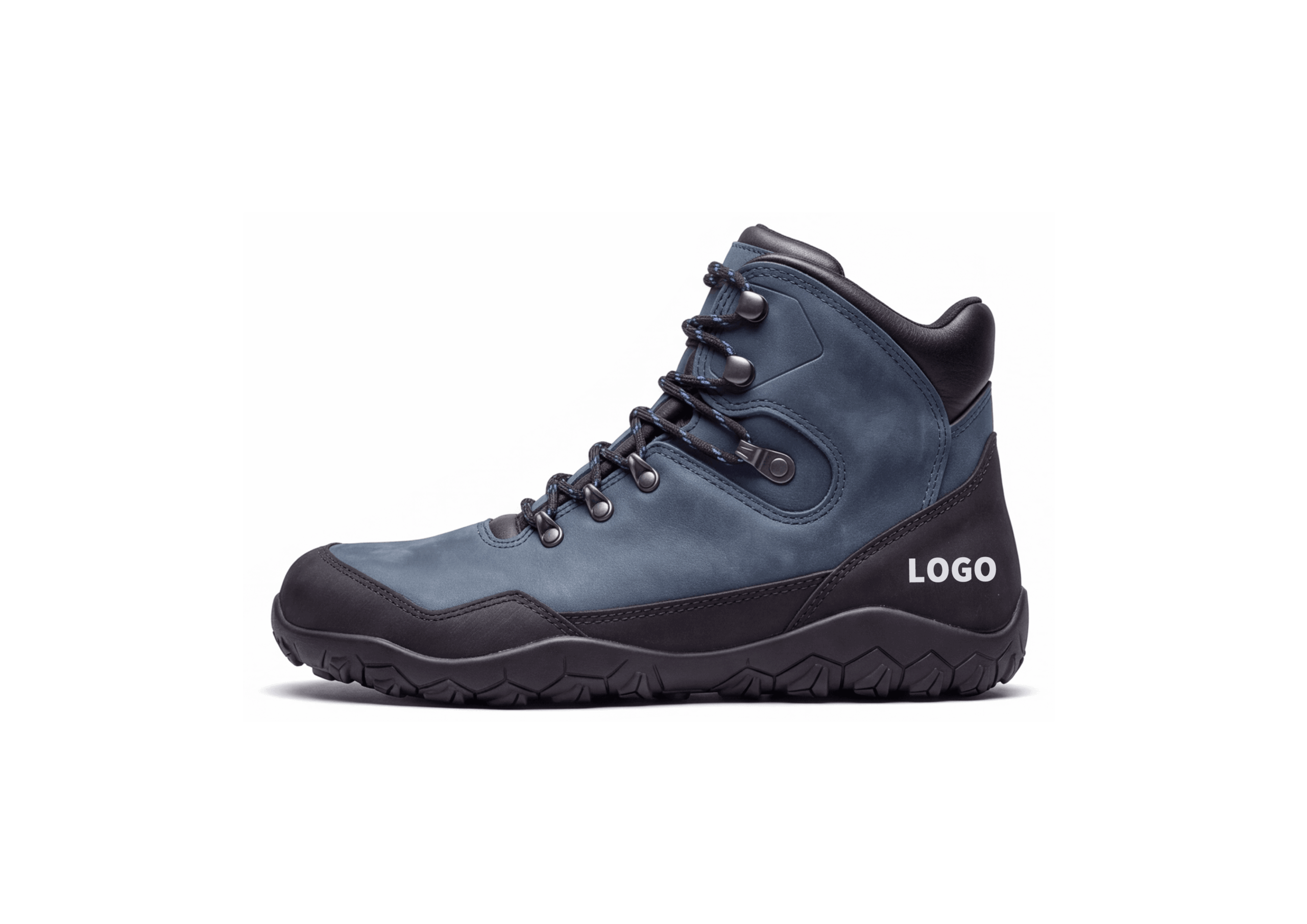 OEM Barefoot Hiking Boots with Deep Lug Outsole and Toe Protection - 图片 6