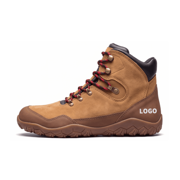 OEM Barefoot Hiking Boots with Deep Lug Outsole and Toe Protection